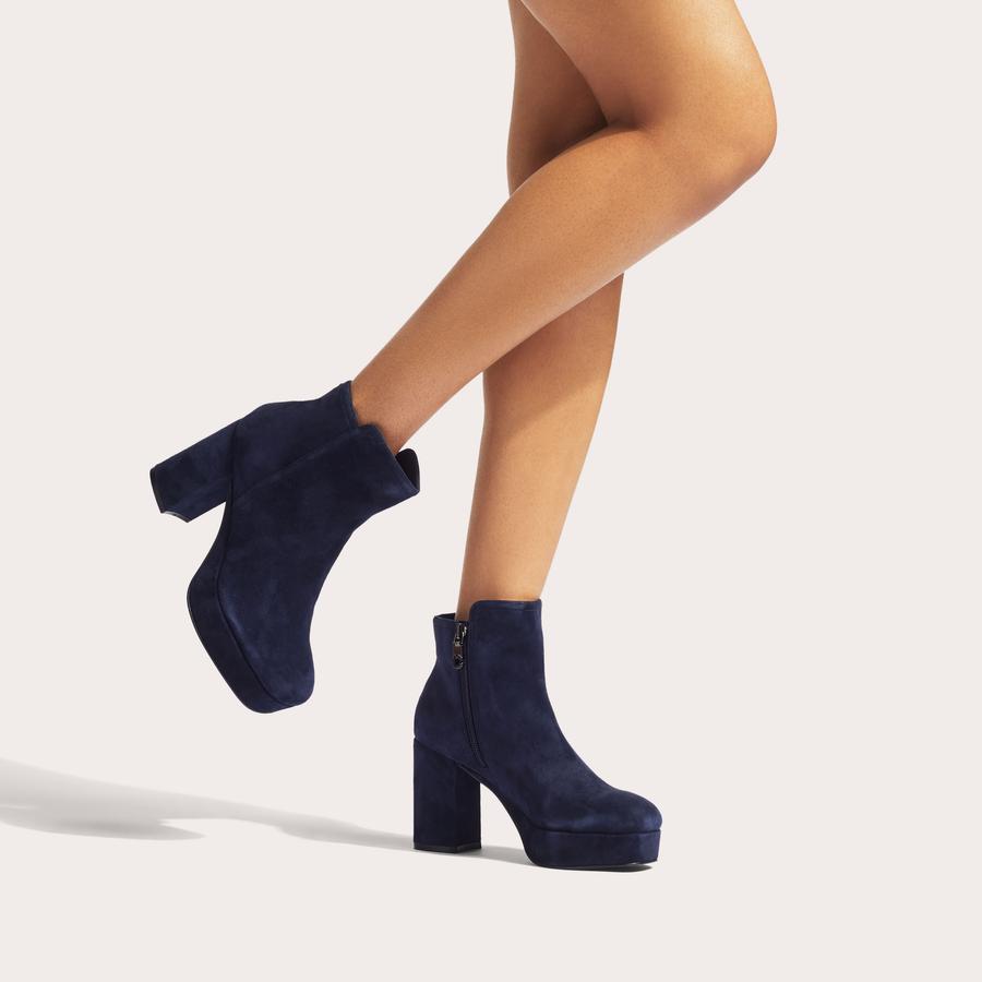 Carvela navy boots hotsell