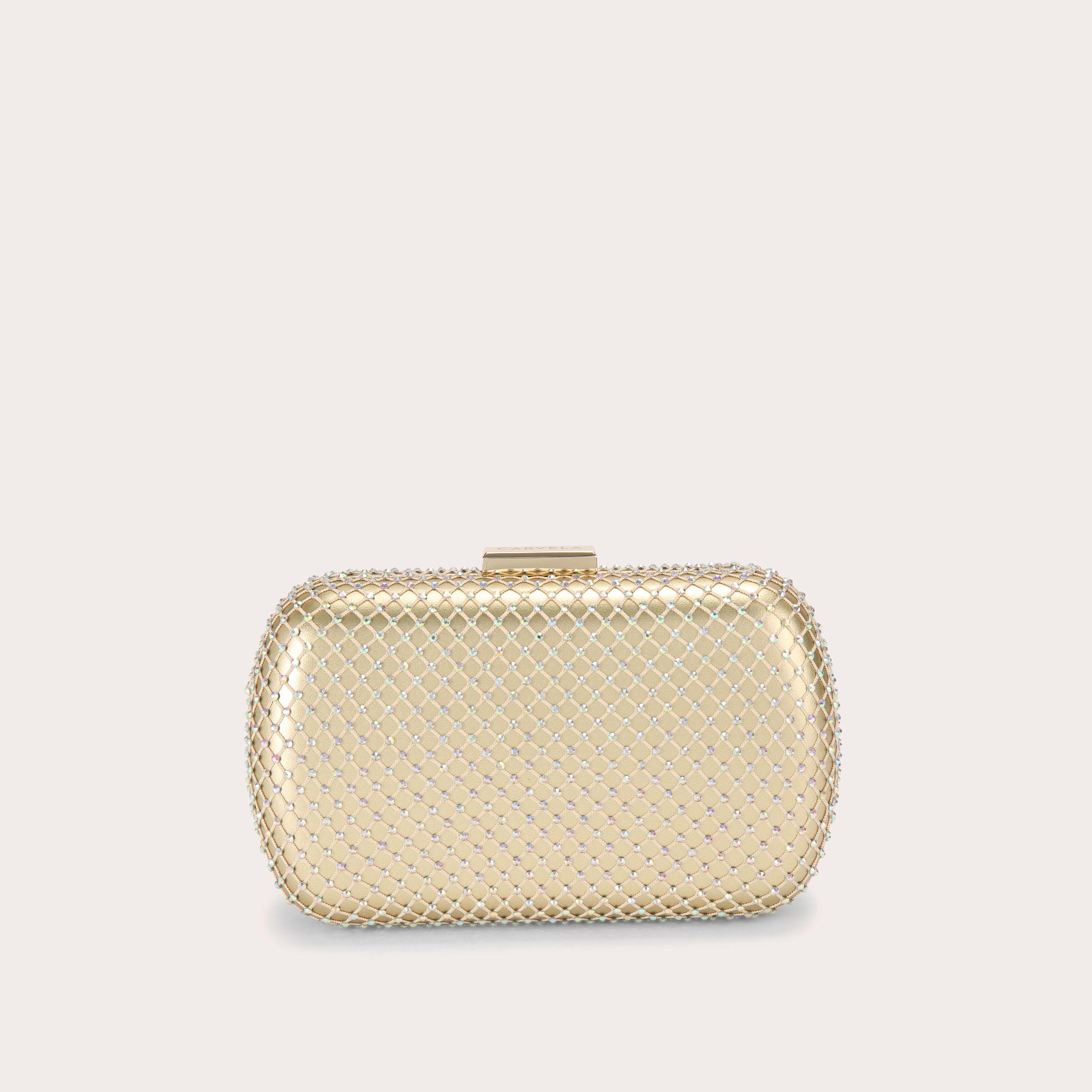 Carvela gold clutch bag new arrivals