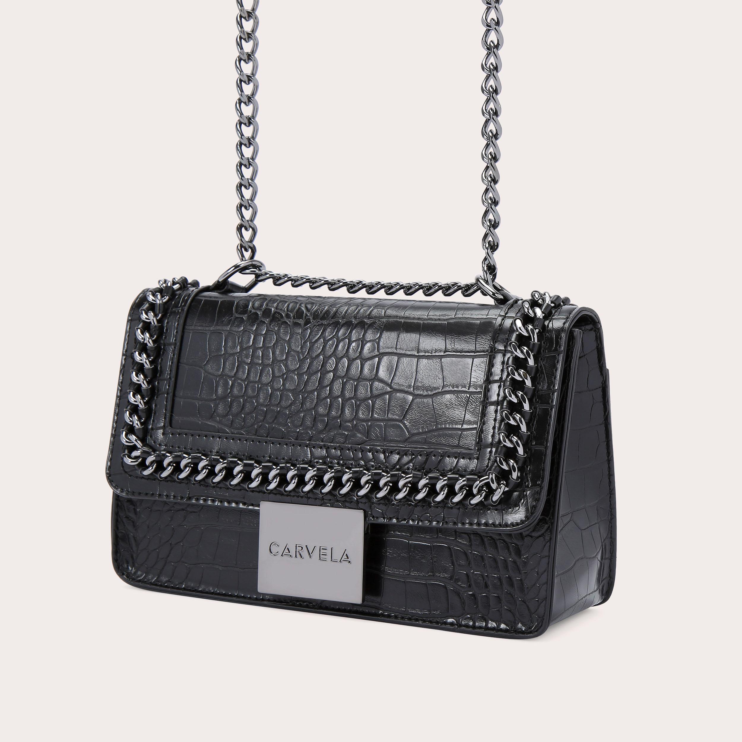 Carvela black sale shoulder bag