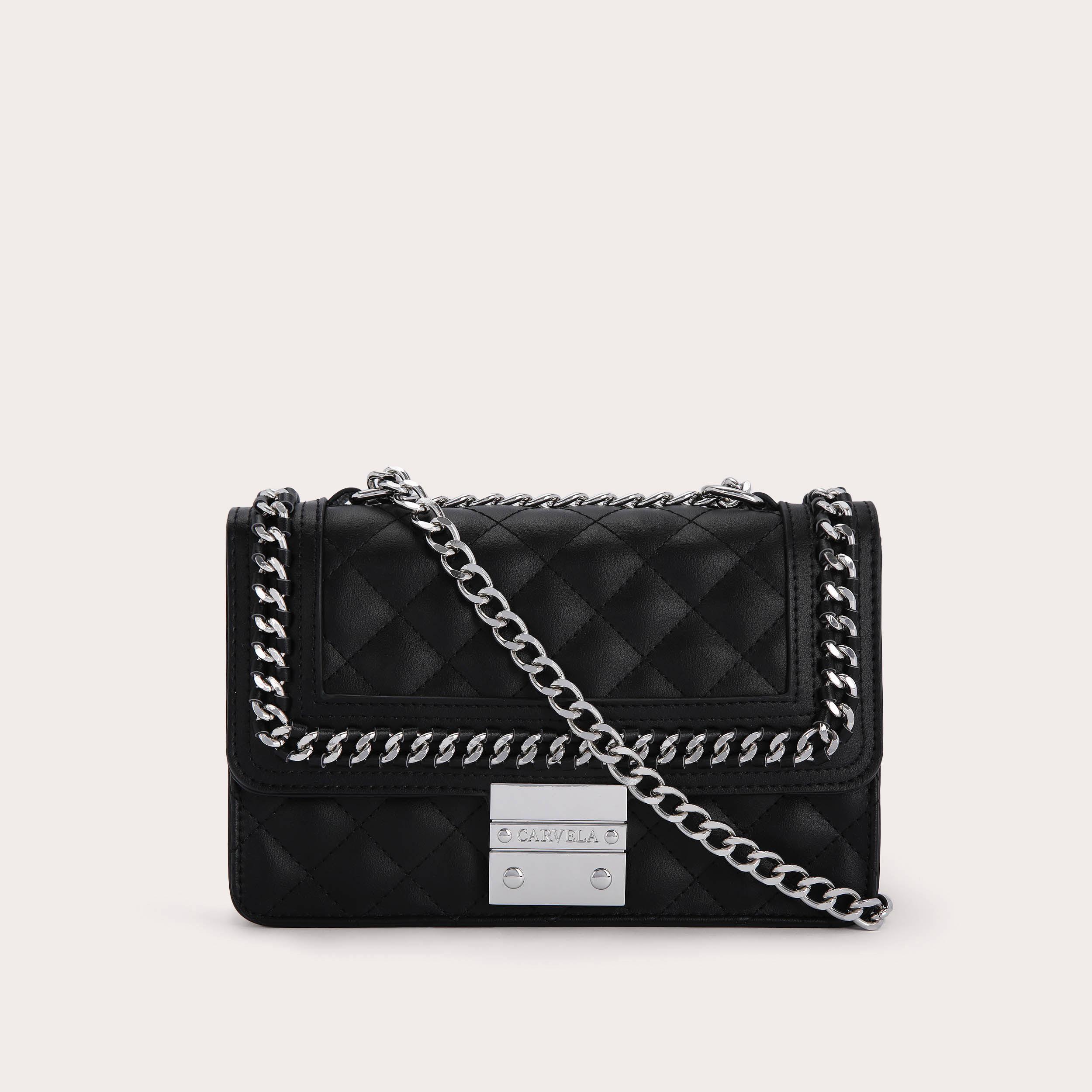 Carvela black store shoulder bag