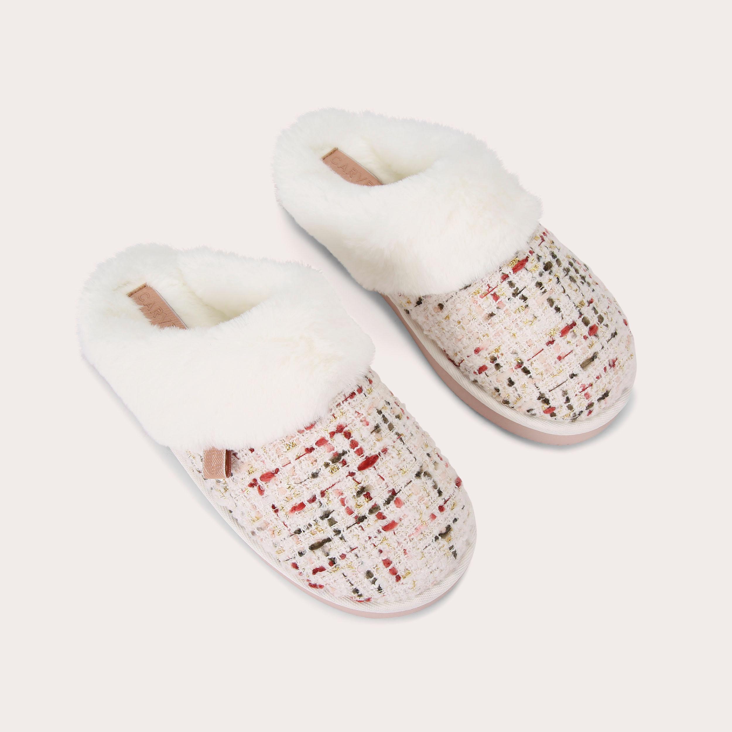 Carvela pom pom slippers hot sale