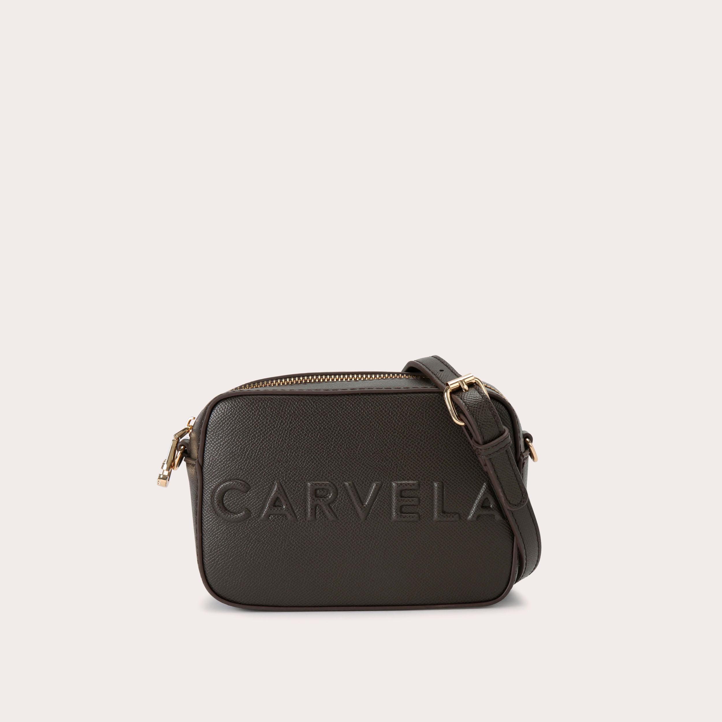 FRAME MINI X BODY Black Cross Body Bag by CARVELA
