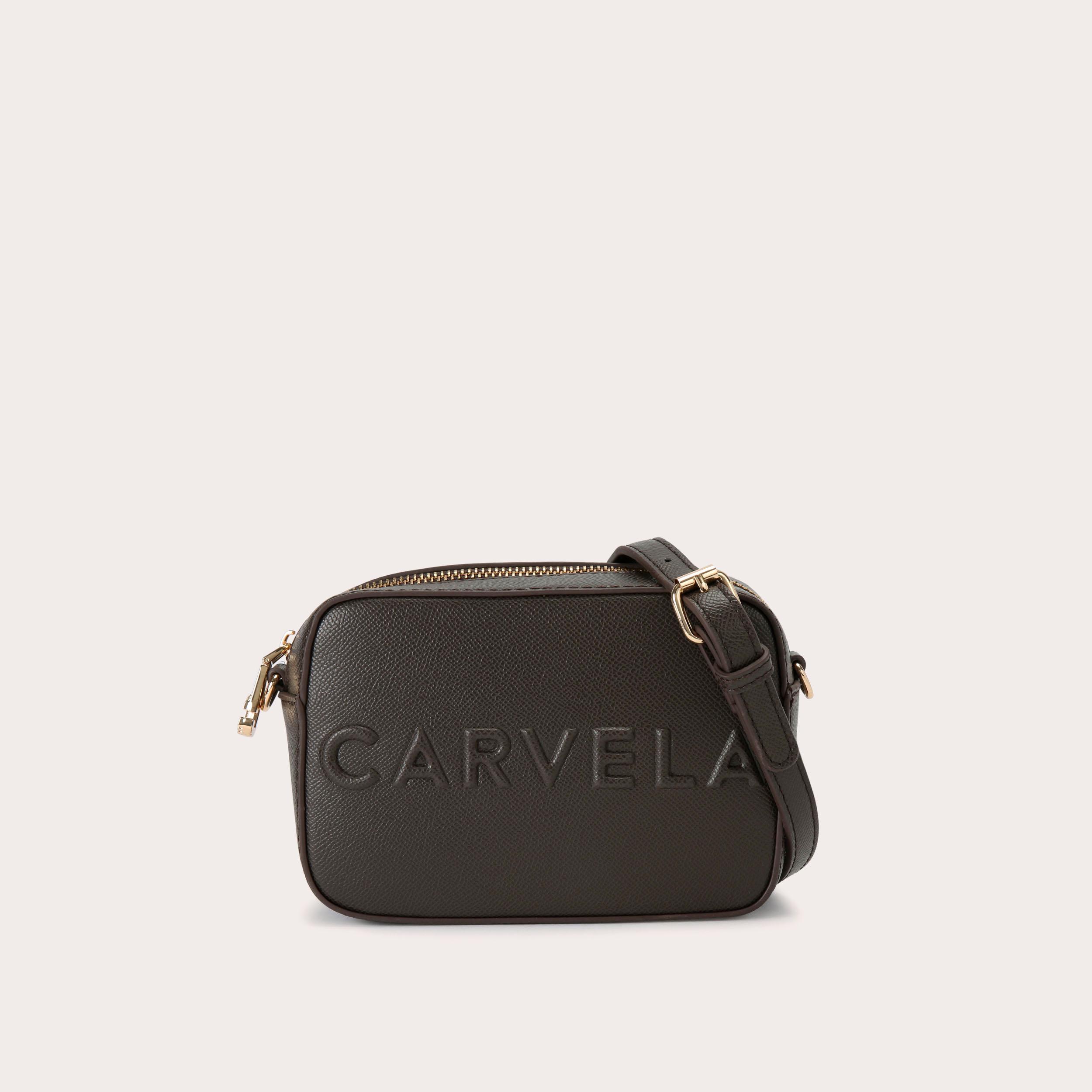 FRAME MINI X BODY Black Cross Body Bag by CARVELA