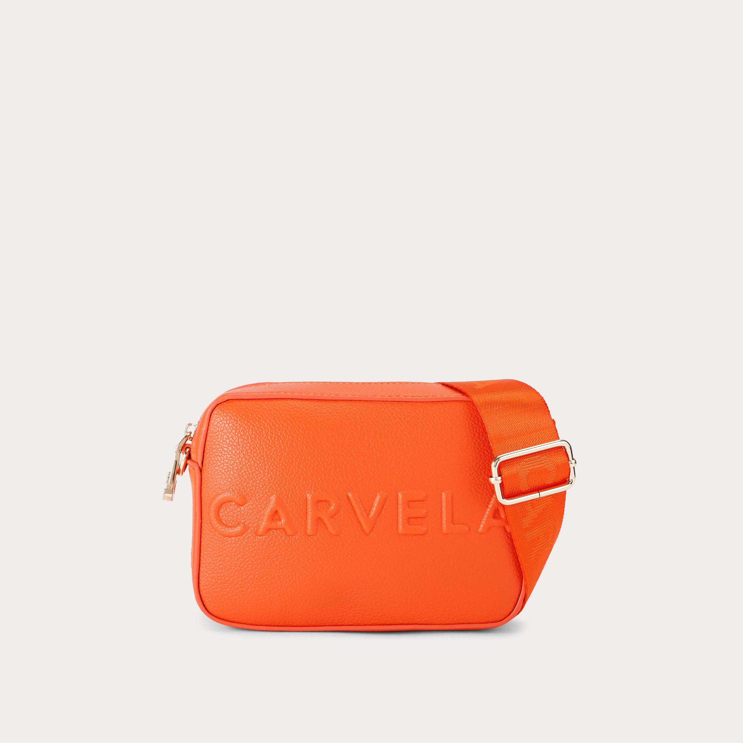 carvela FRAME MINI X BODY Orange Cross Body Bag by CARVELA