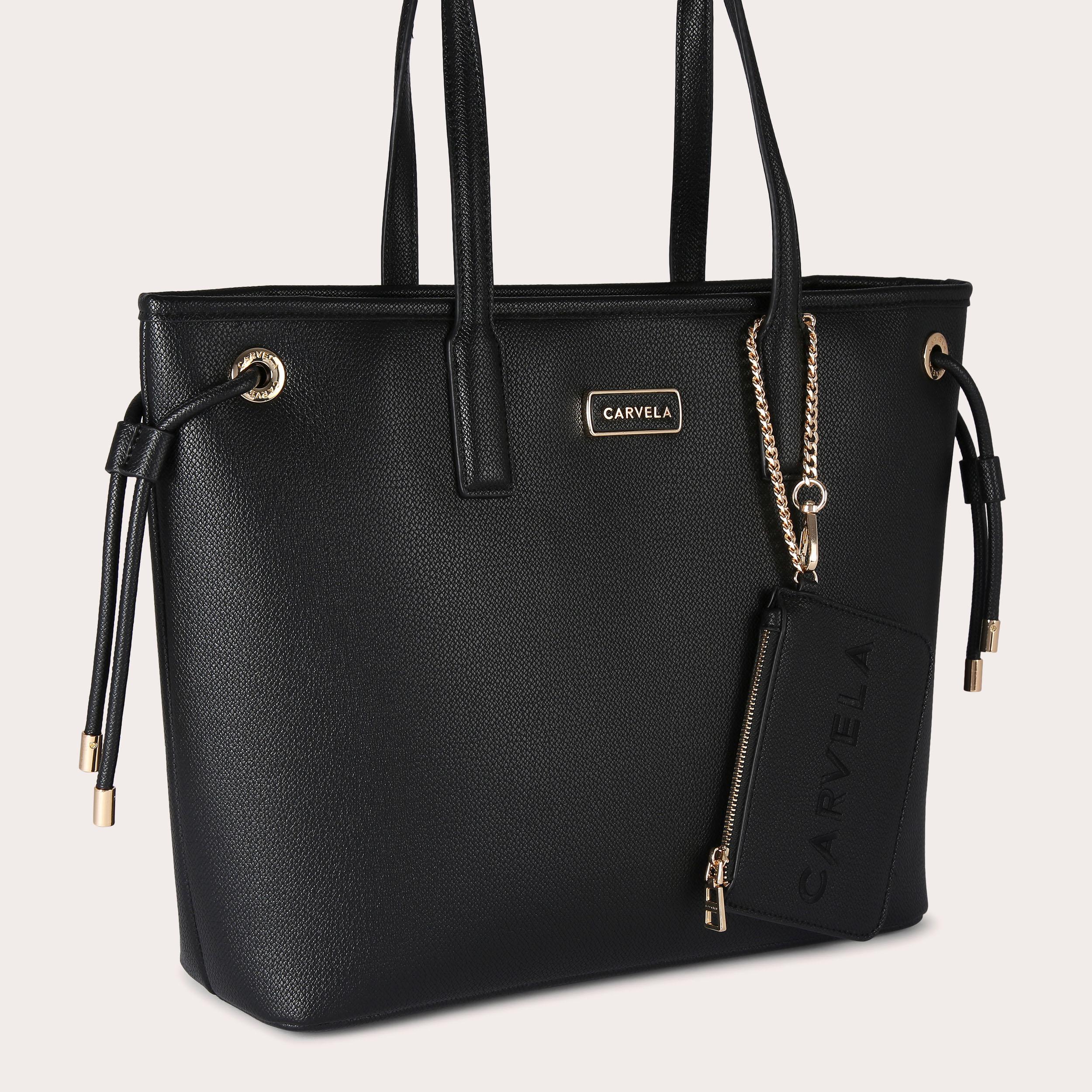 Carvela black mini hot sale tote bag