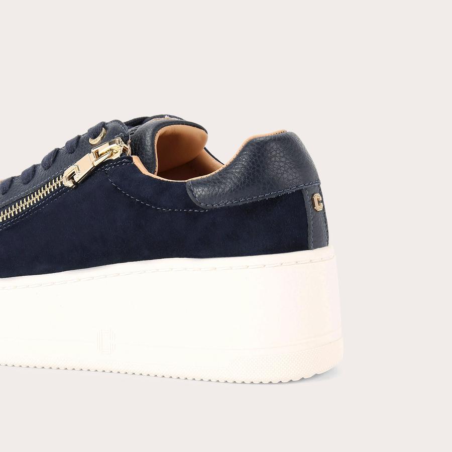 Carvela navy trainers online