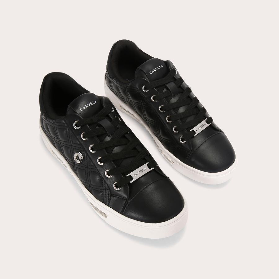 Carvela lamar trainers black deals