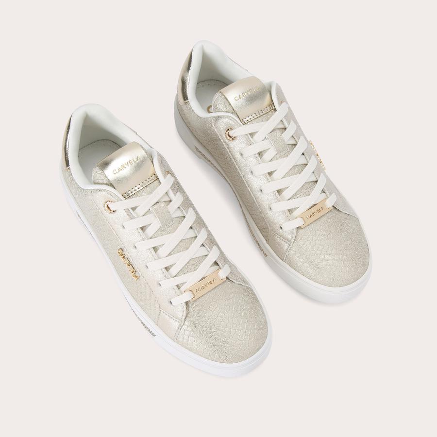 Carvela snake print trainers online