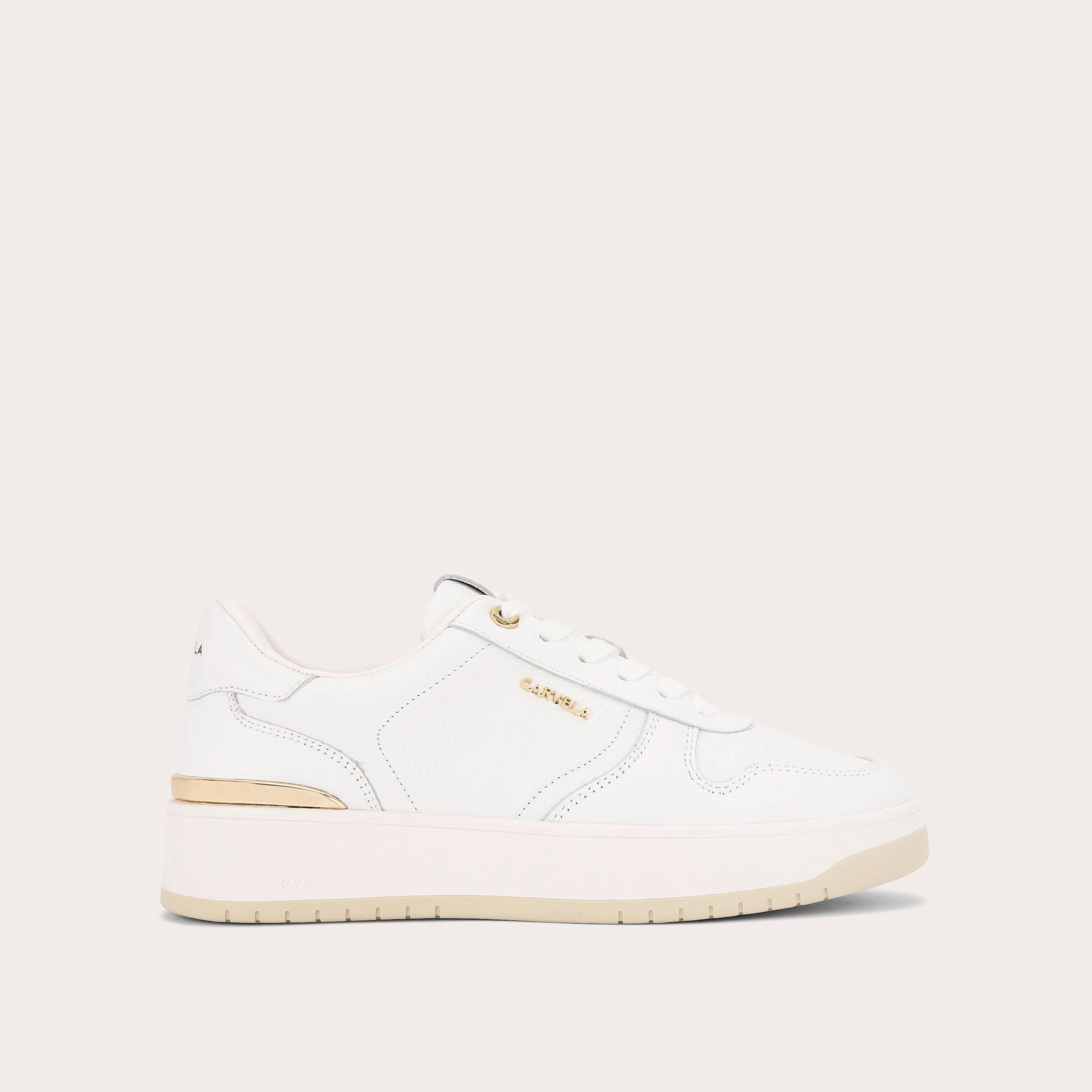 Carvela store white trainers