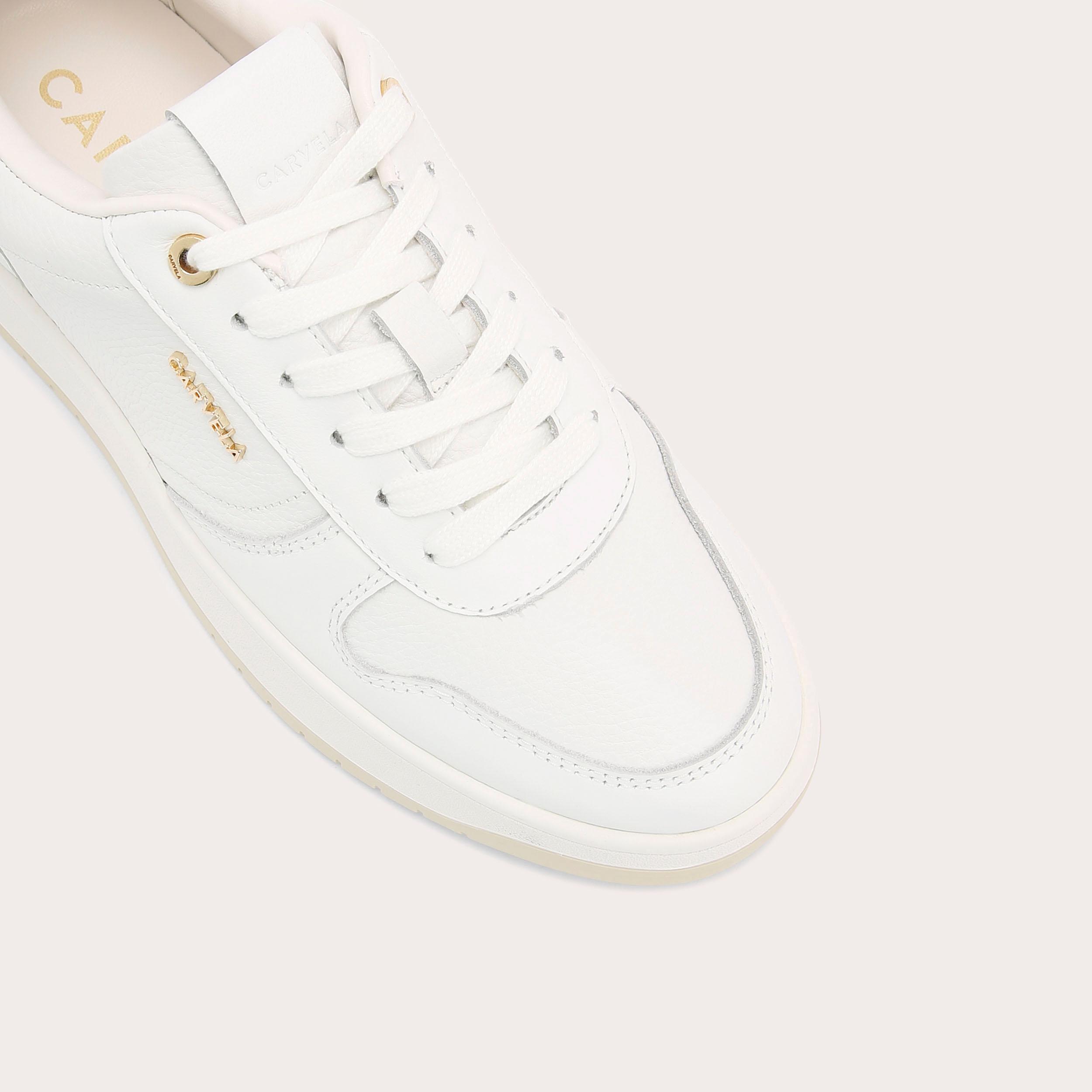 Carvela discount trainers white