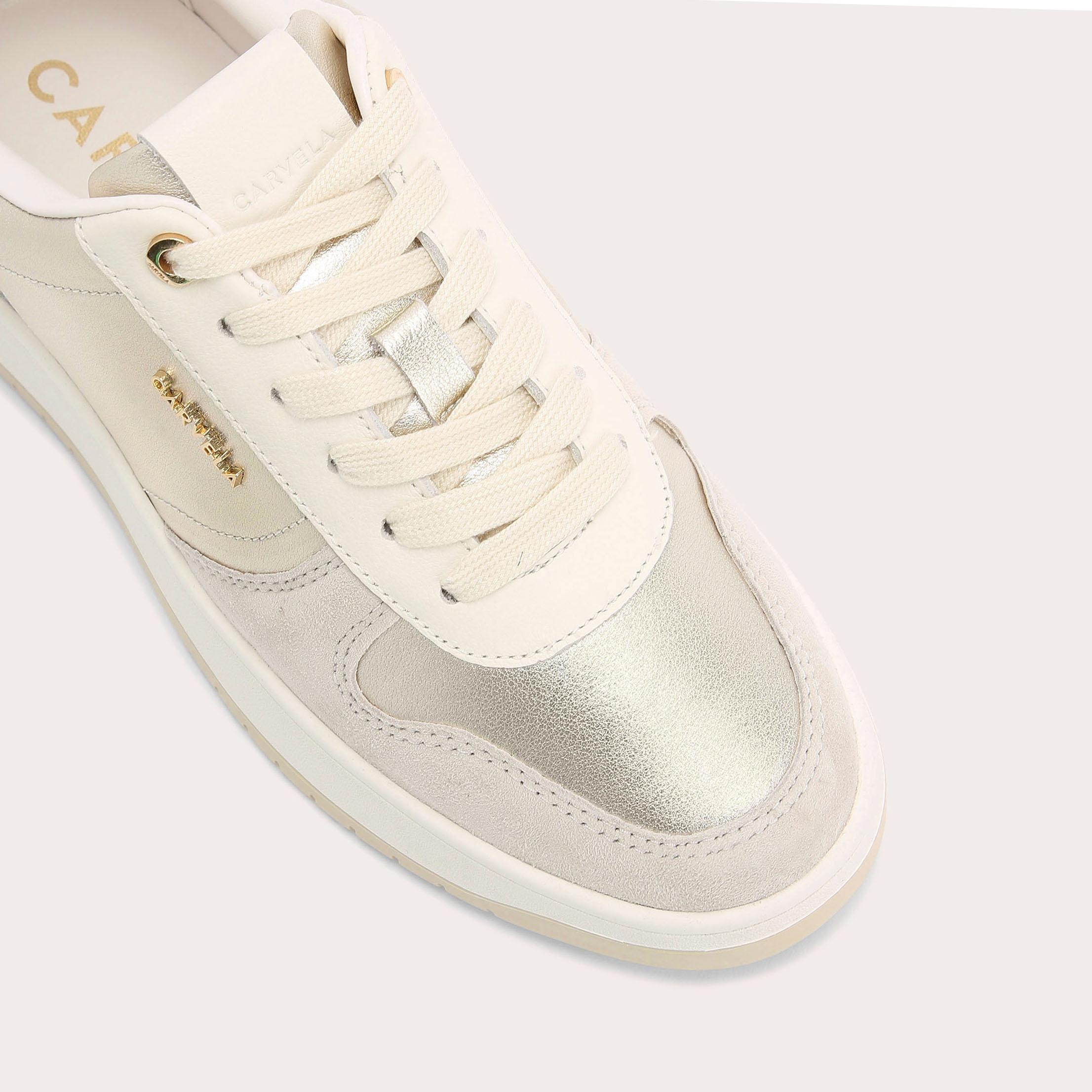 carvela trainers glitter