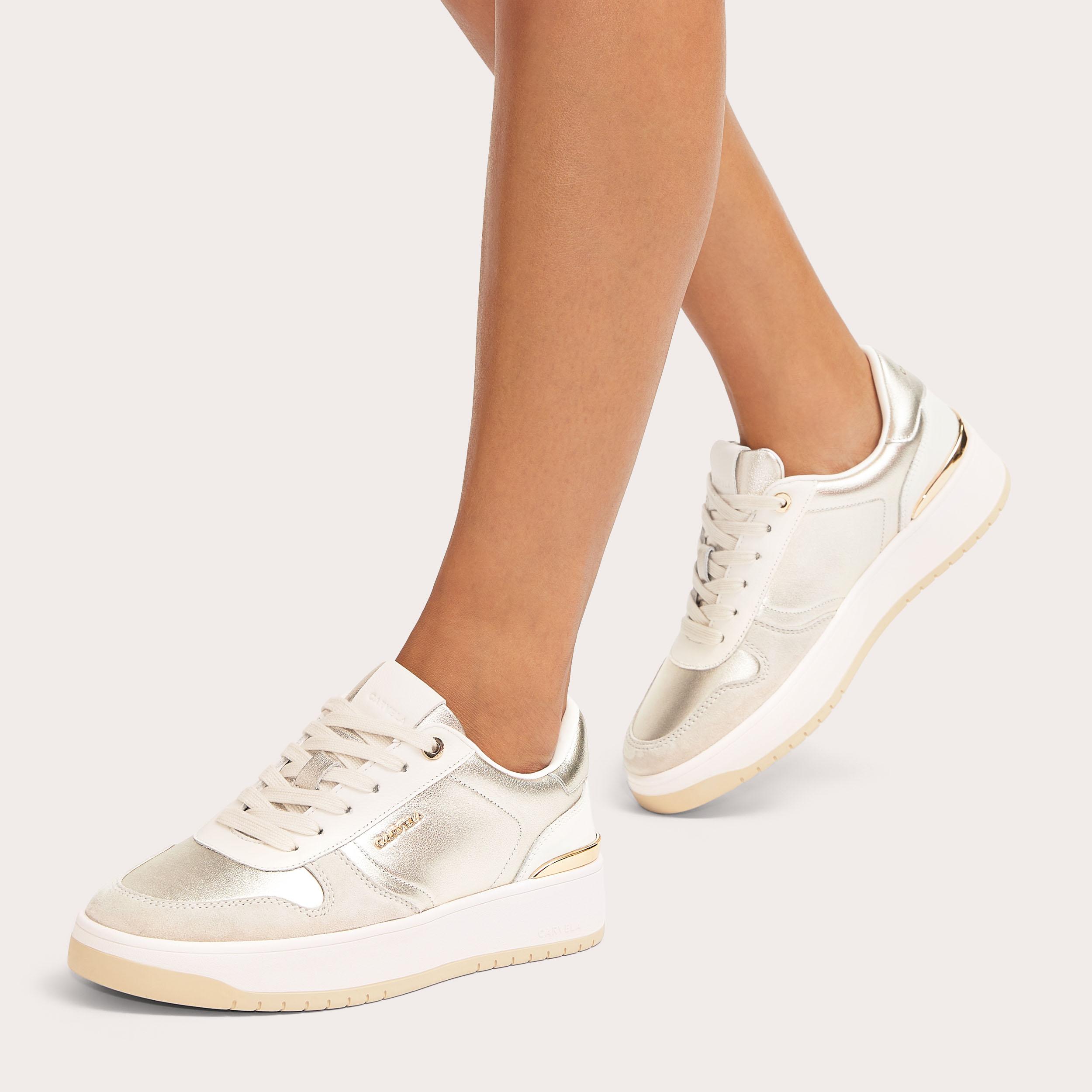 carvela trainers glitter