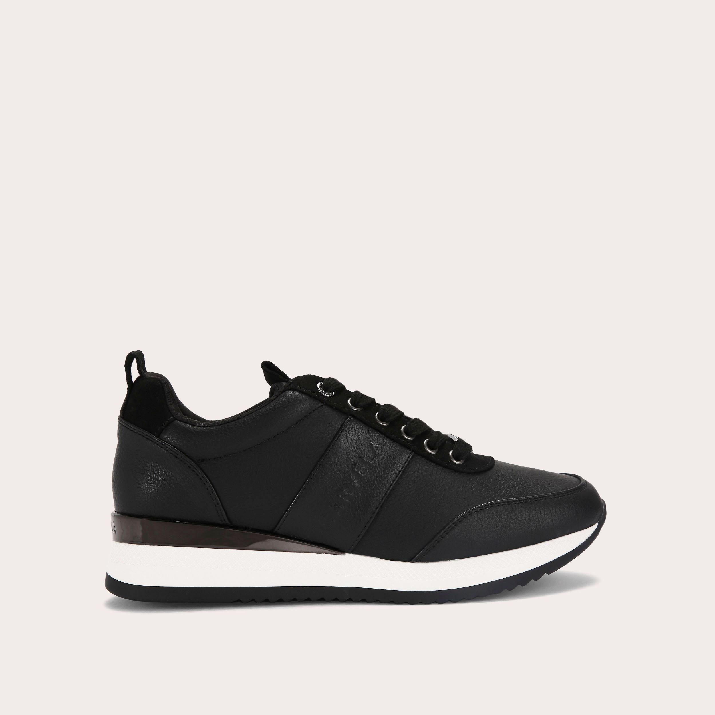 carvela black trainers sale