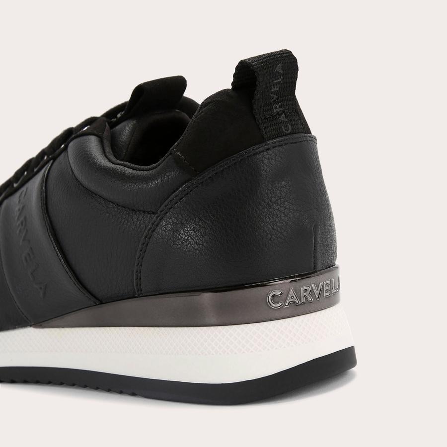 Carvela laidback trainers black deals