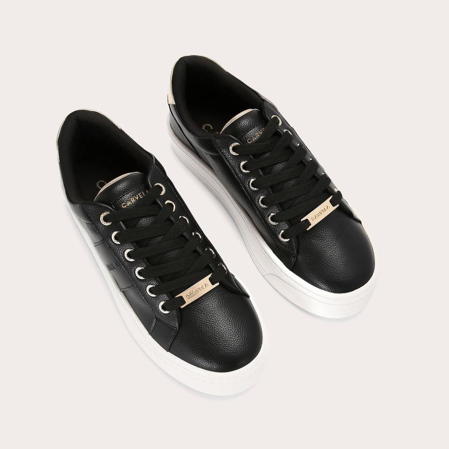 FRAME PUMP Black Platform Trainers by CARVELA