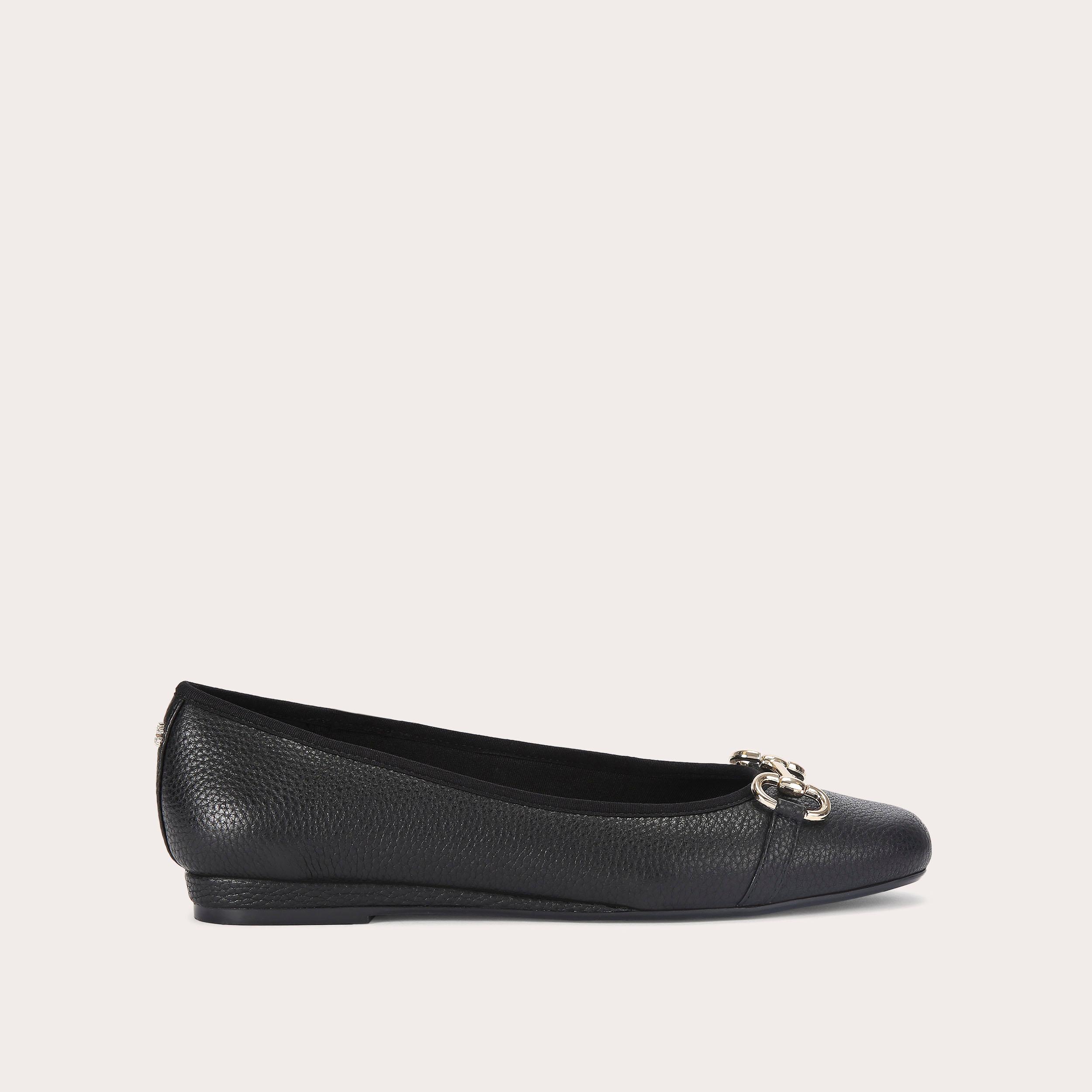 Carvela flat black shoes sale