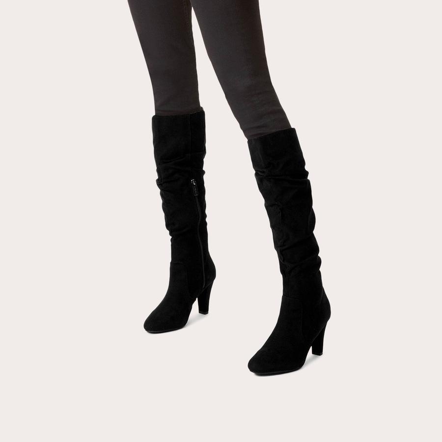 TAMPA HIGH LEG Black Knee High Boots by CARVELA COMFORT