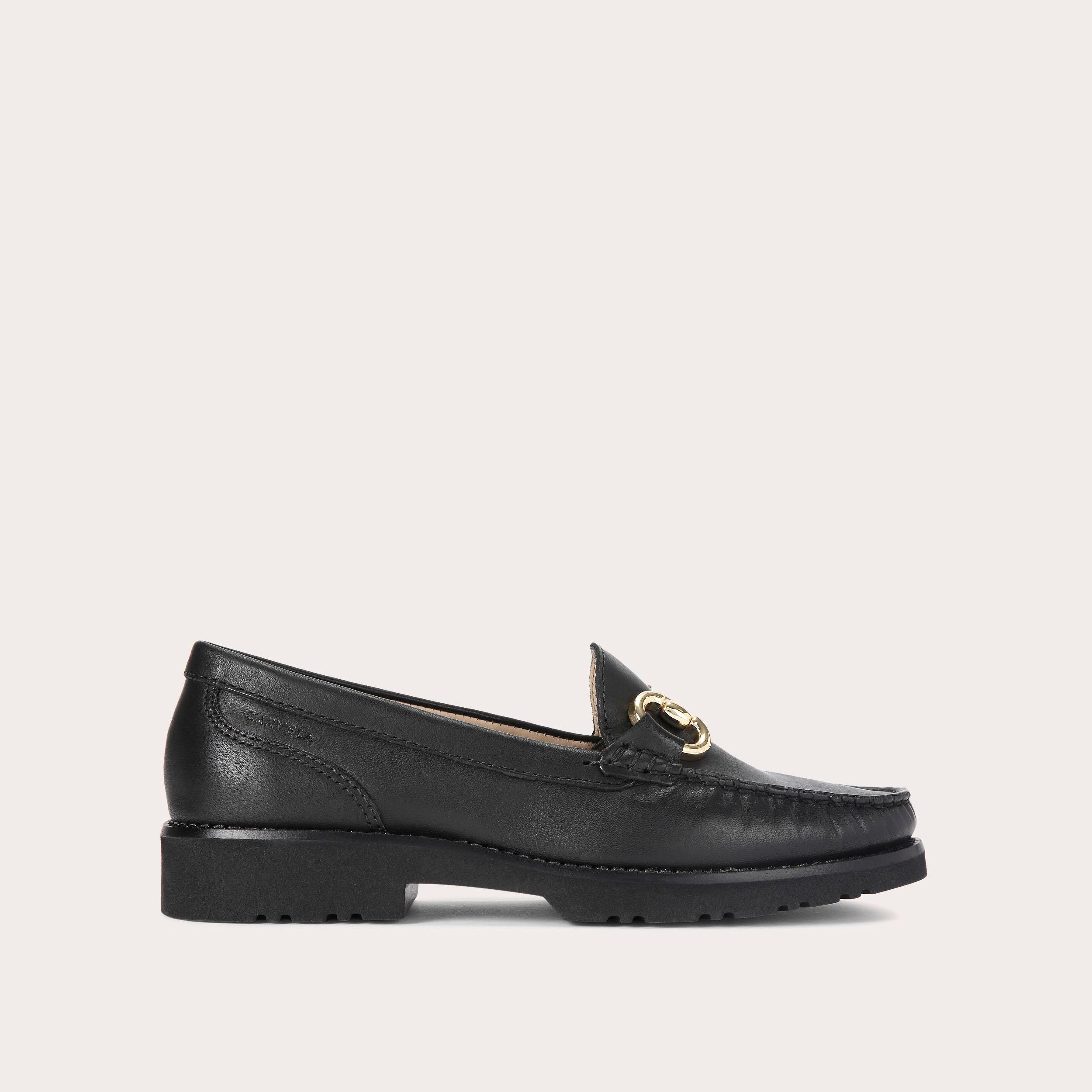 Carvela cheap leather loafers