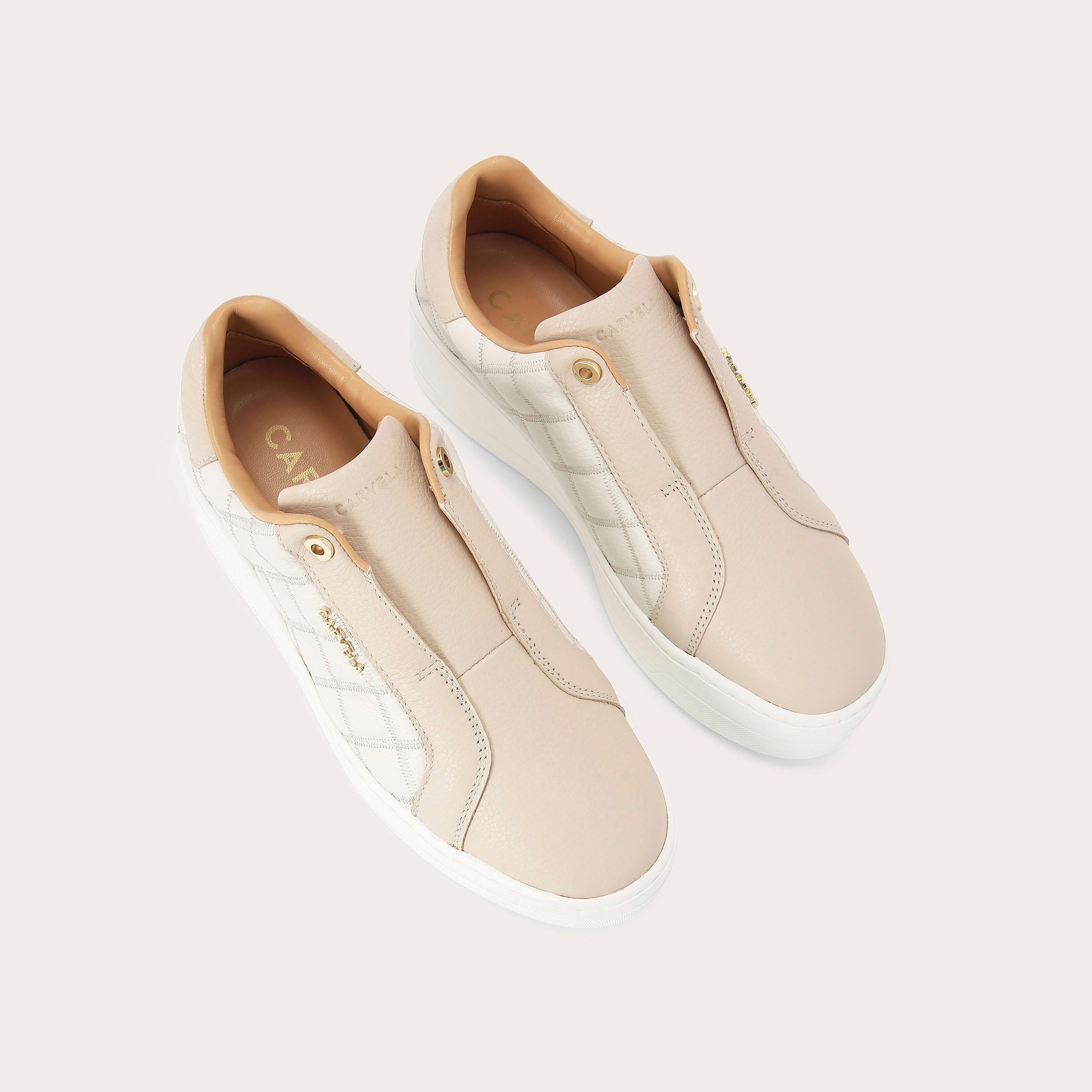 Carvela slip store on trainers