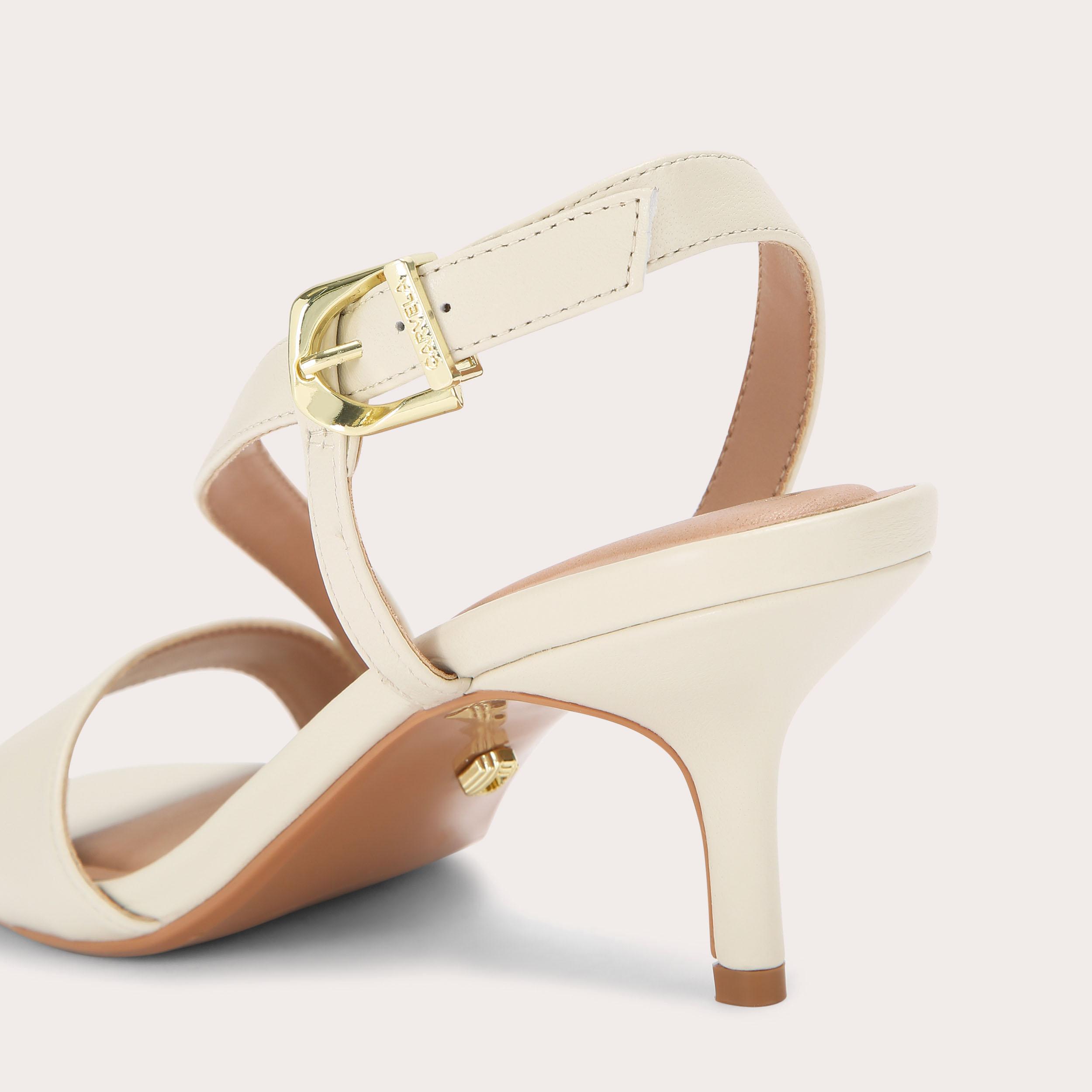 SALUTE 70 Bone Leather Heel by CARVELA