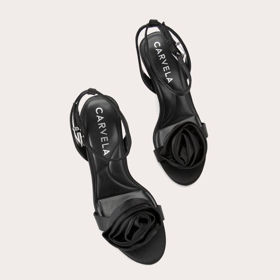 Carvela black heeled sandals online