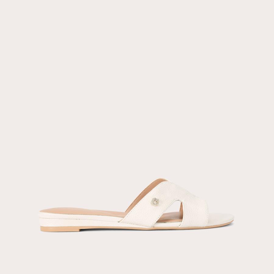 SEVILLE Bone Leather Slip On Sandal by CARVELA