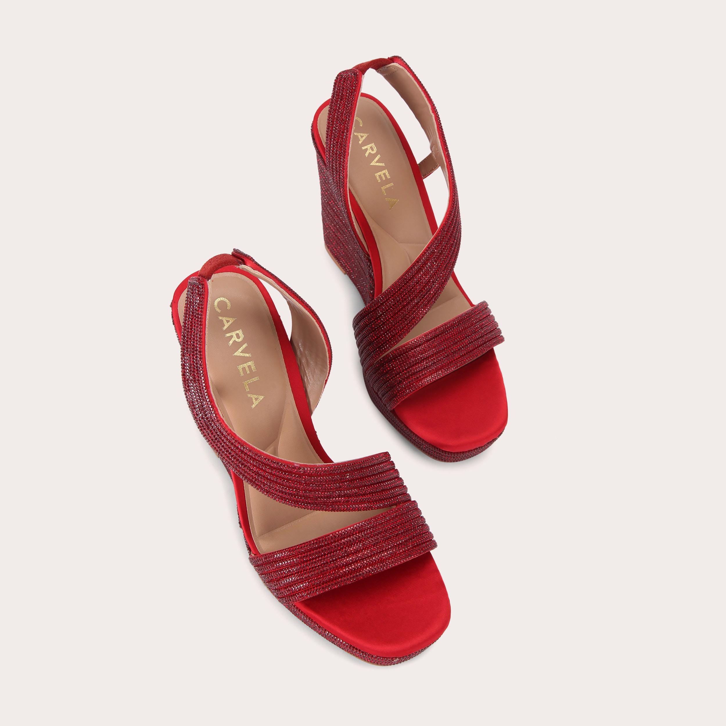 Carvela red sandals on sale