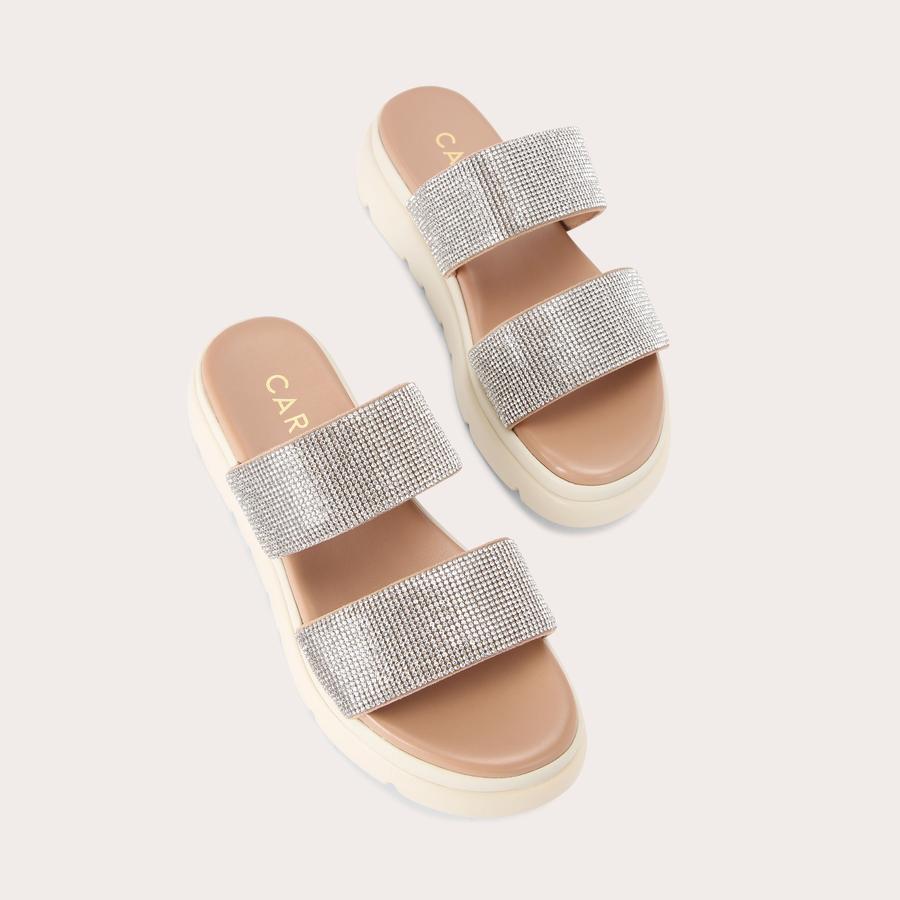 Carvela silver sandals sales