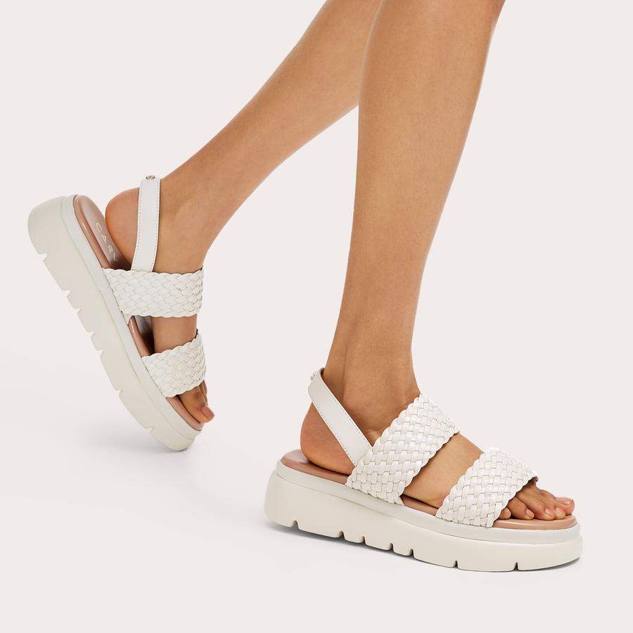 Carvela white sandals deals