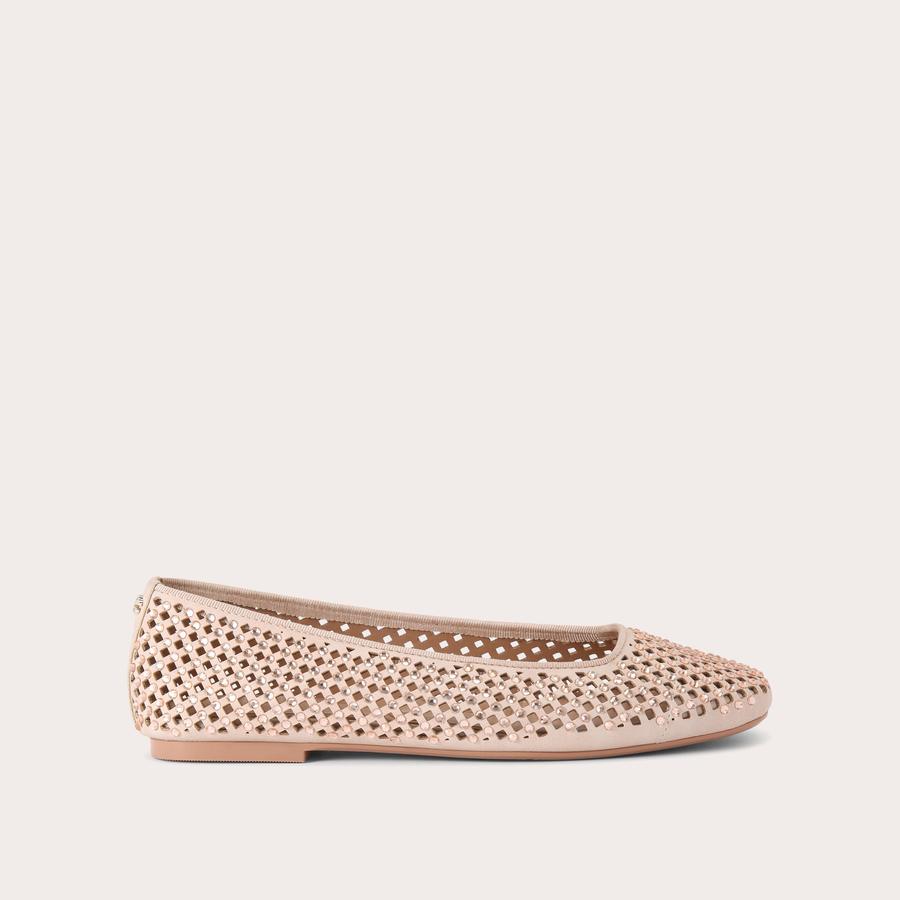 QUINN Blush Slip On Flats by CARVELA