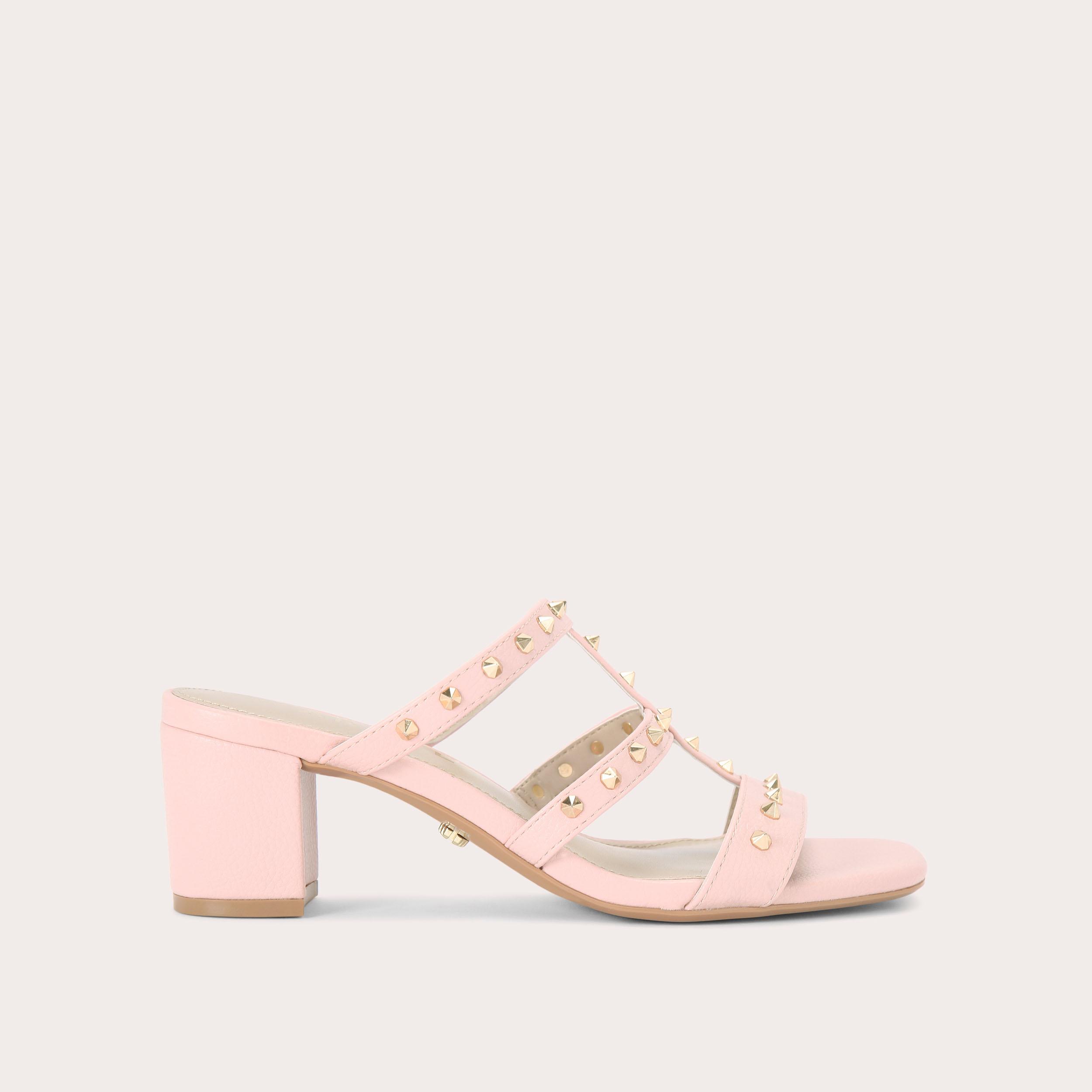 Pink mule sandals online