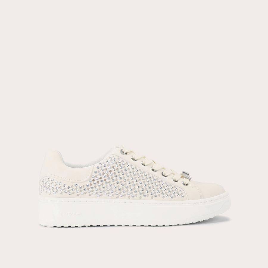 Carvela lustre trainers hotsell