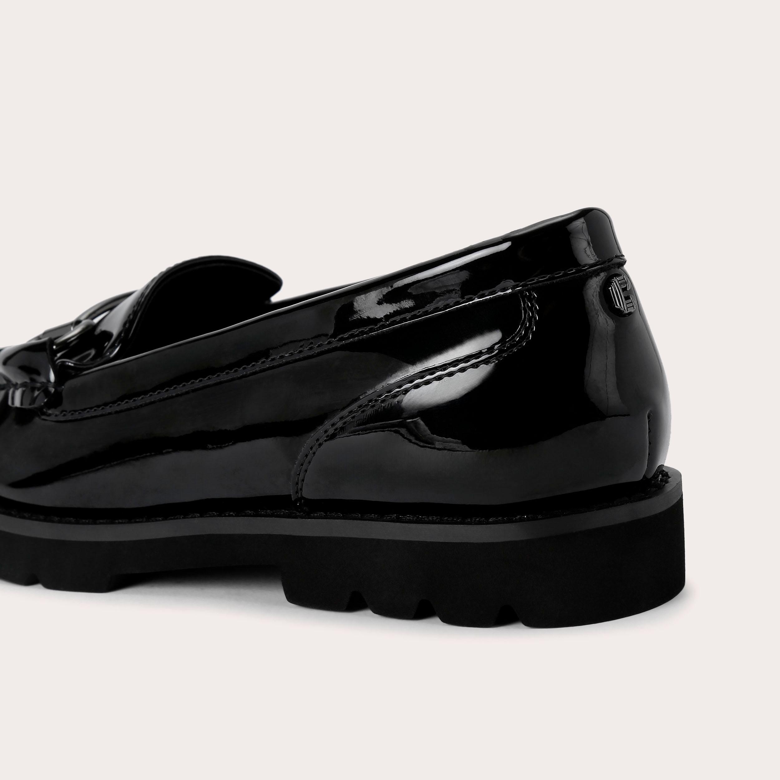CROWN Black Slip On Loafer by CARVELA