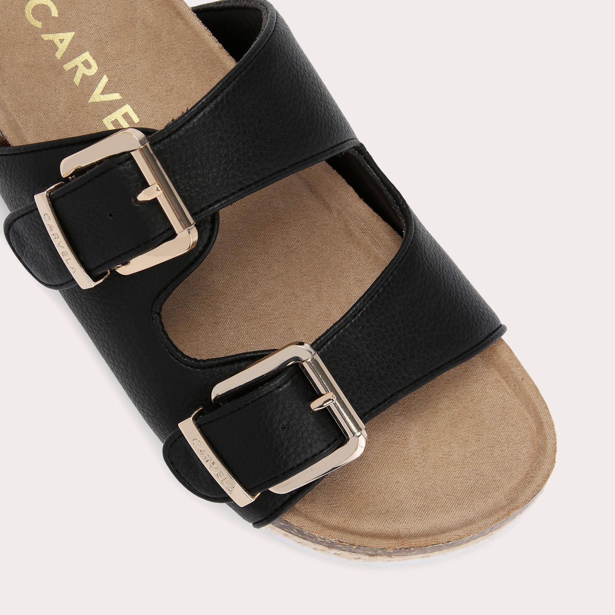 Carvela black sandals on sale