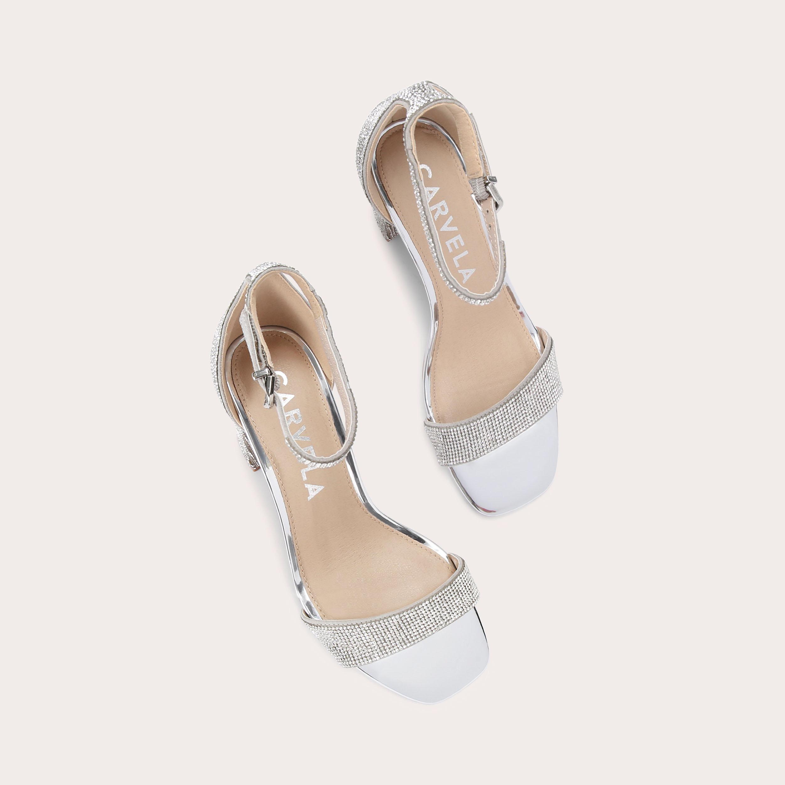 Carvela silver sandals online