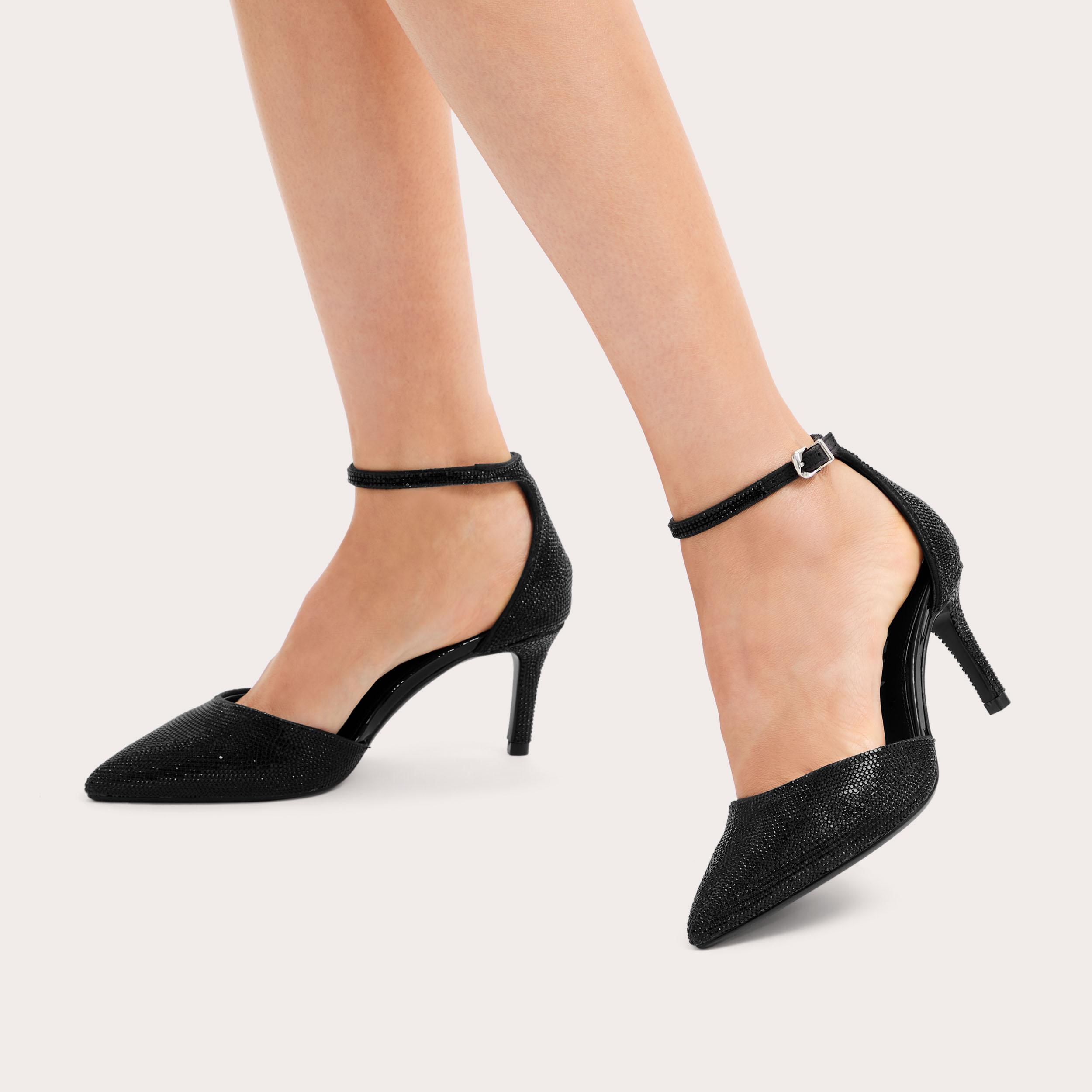 Carvela black court shoes shop