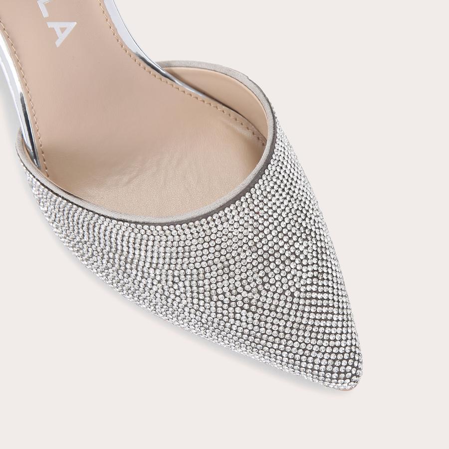 Carvela silver heels sale