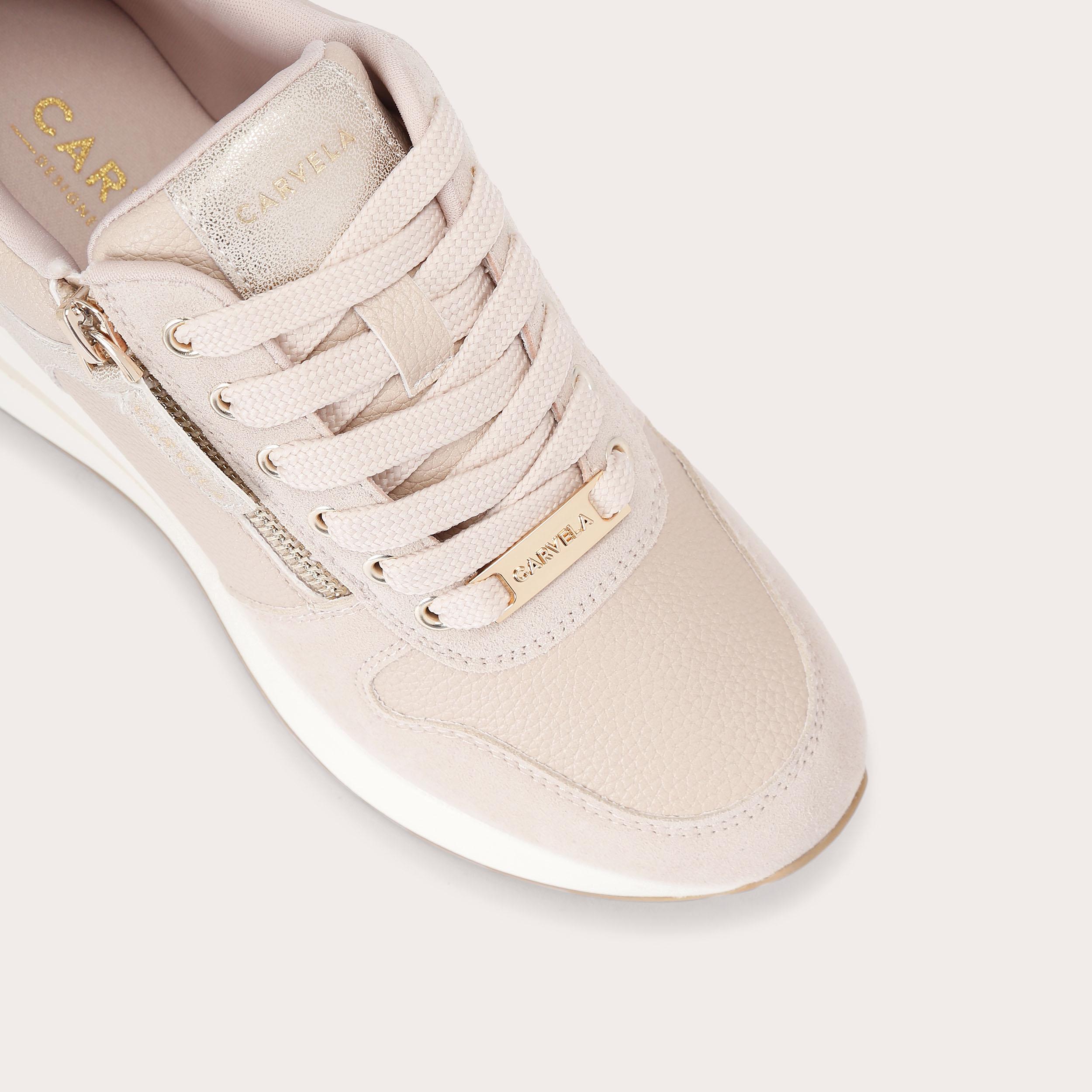 HIGH RISE Blush High Heel Trainer by Carvela