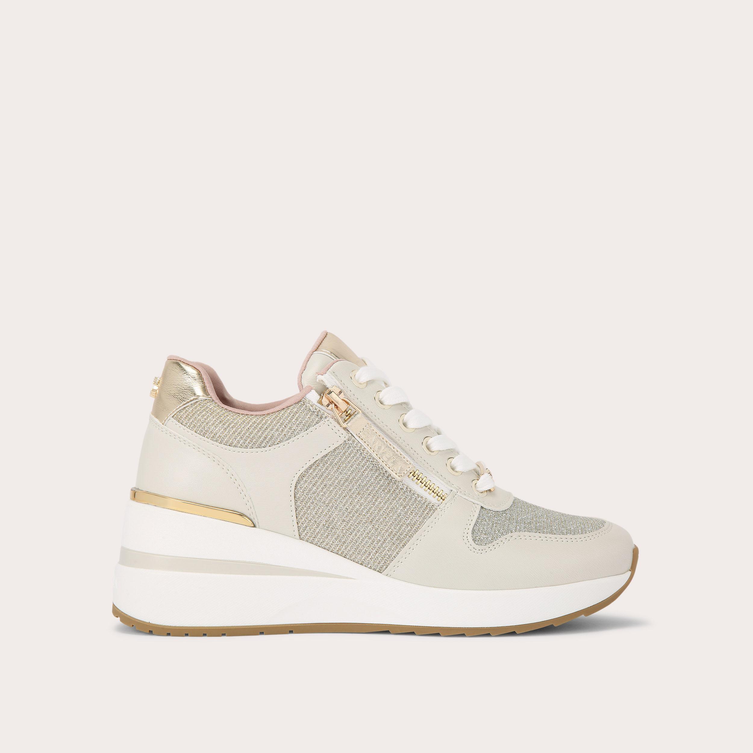 carvela trainers glitter