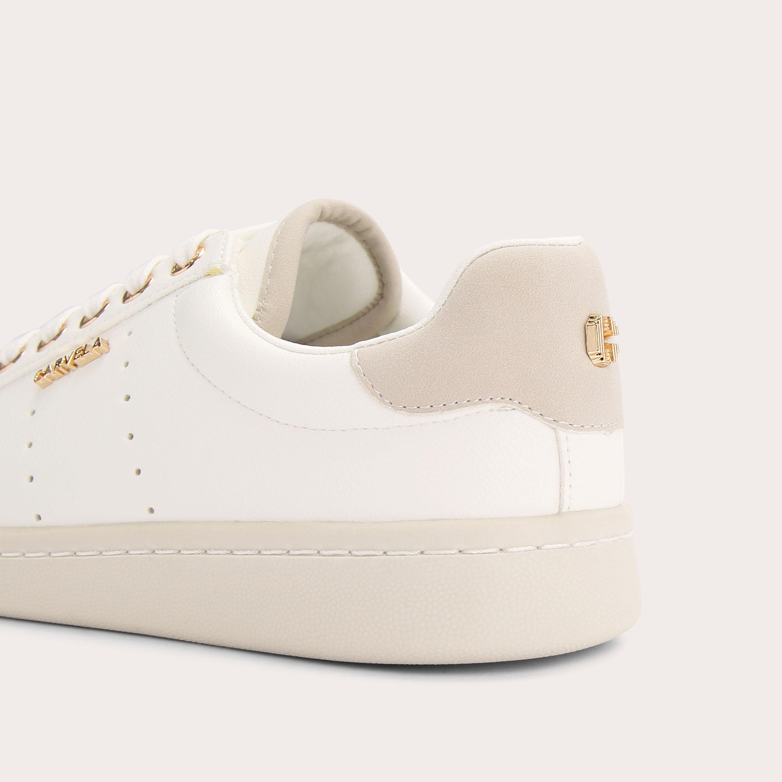 LUELLA White Lace Up Trainer by CARVELA