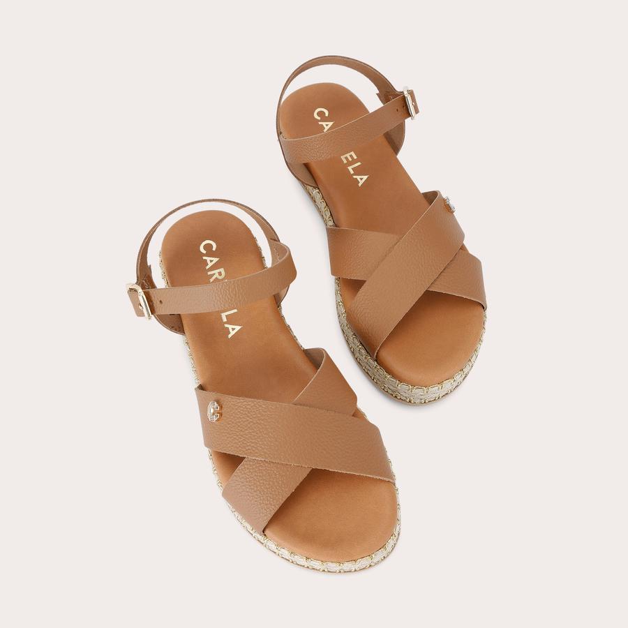 Carvela koncert tan sandals online