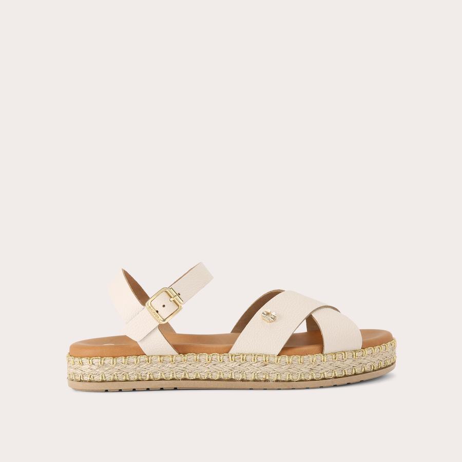 SICILY Bone Espadrille Sandal by CARVELA COMFORT