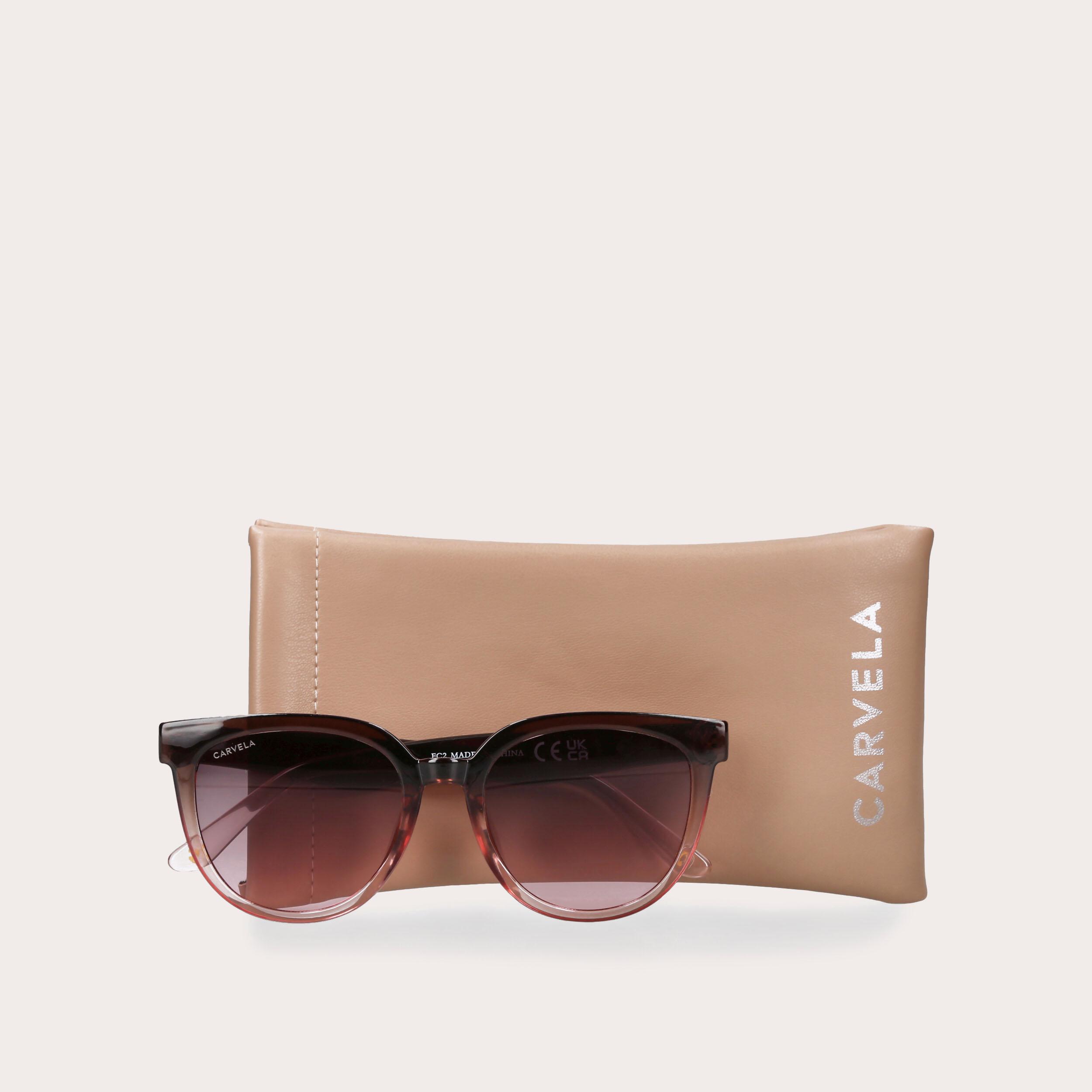 PREPPY FRAME SUNGLASSES Blush Sunglasses by CARVELA