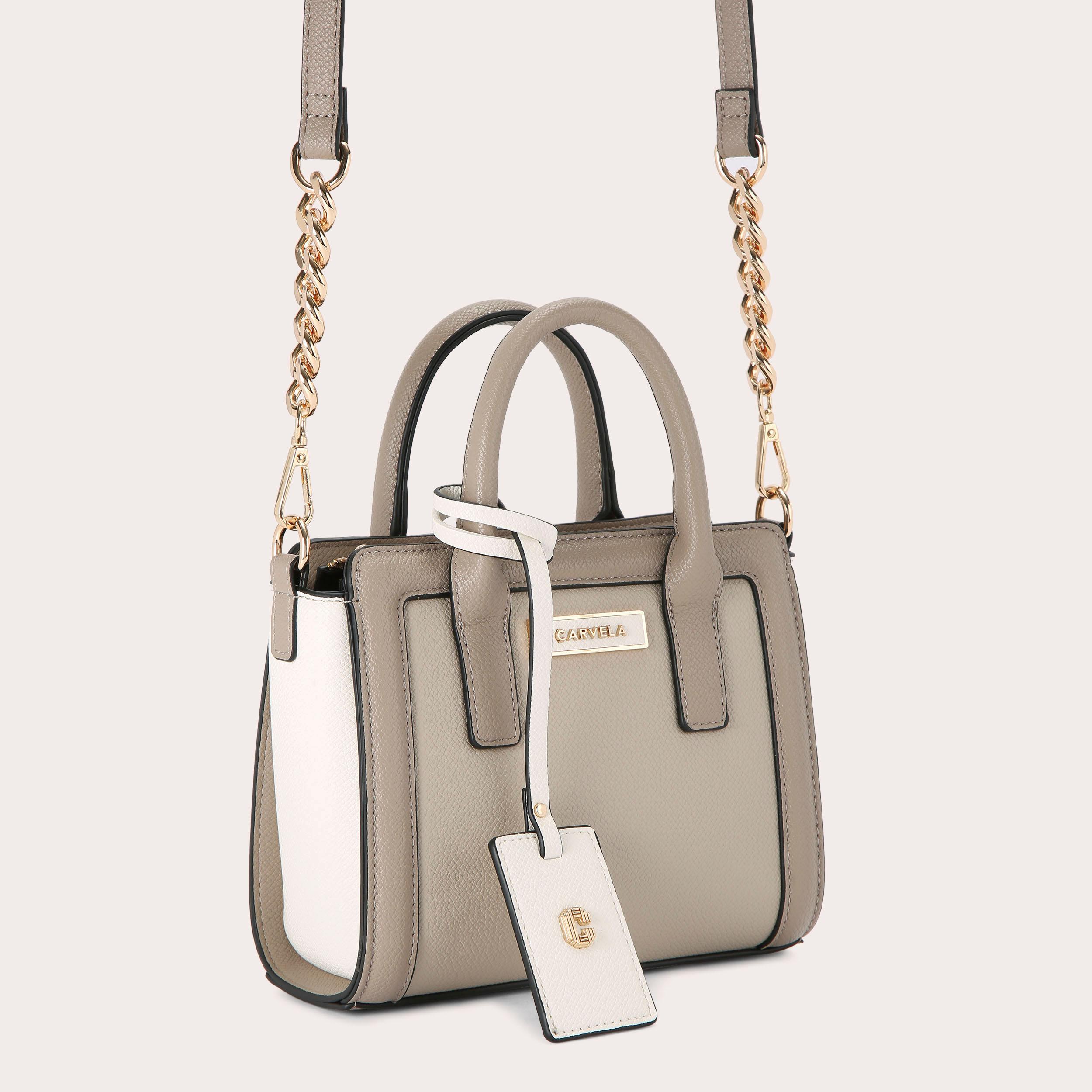 CARLY LATTICE TOTE