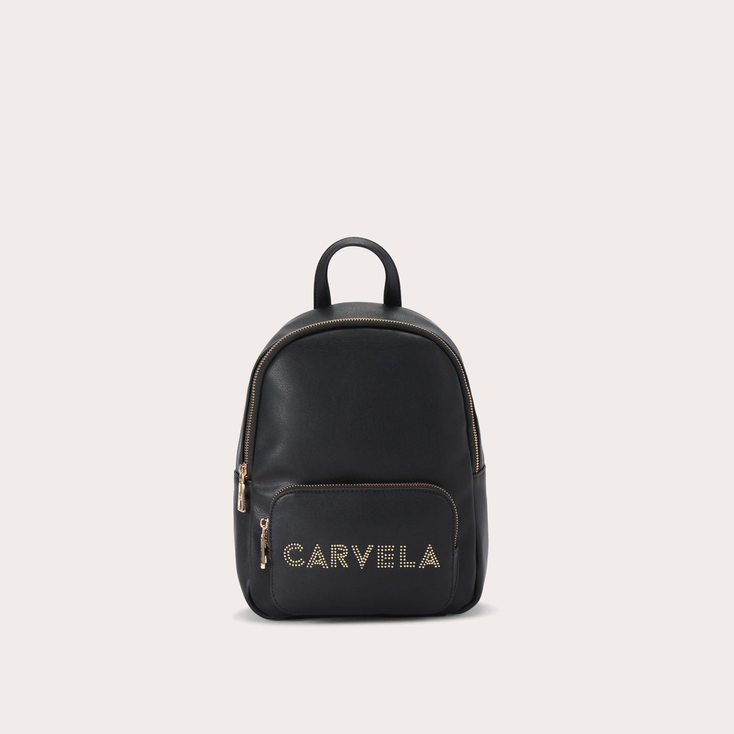 FRAME MIDI BACKPACK Black Beige Backpack by CARVELA