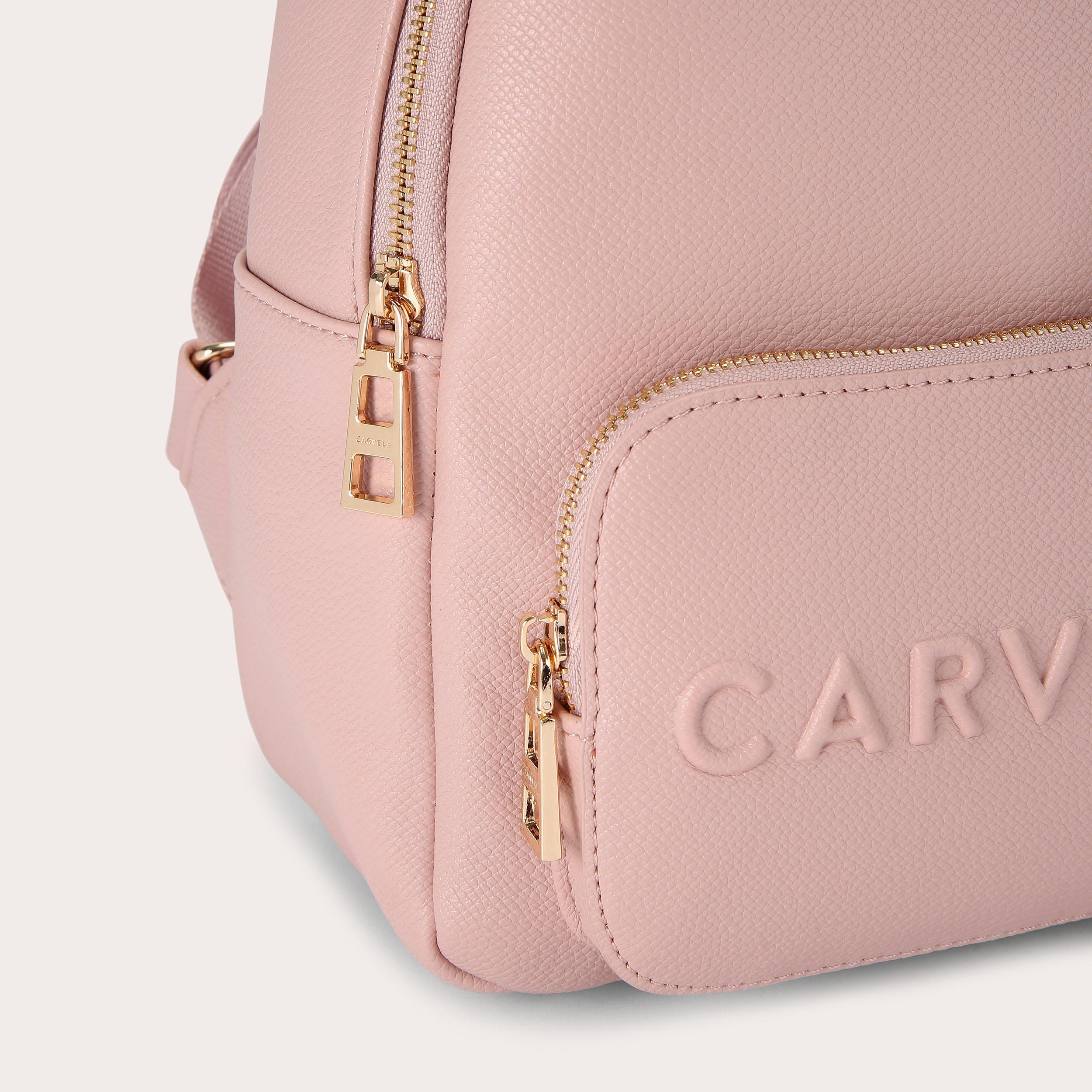 FRAME MIDI BACKPACK Pink Backpack by CARVELA