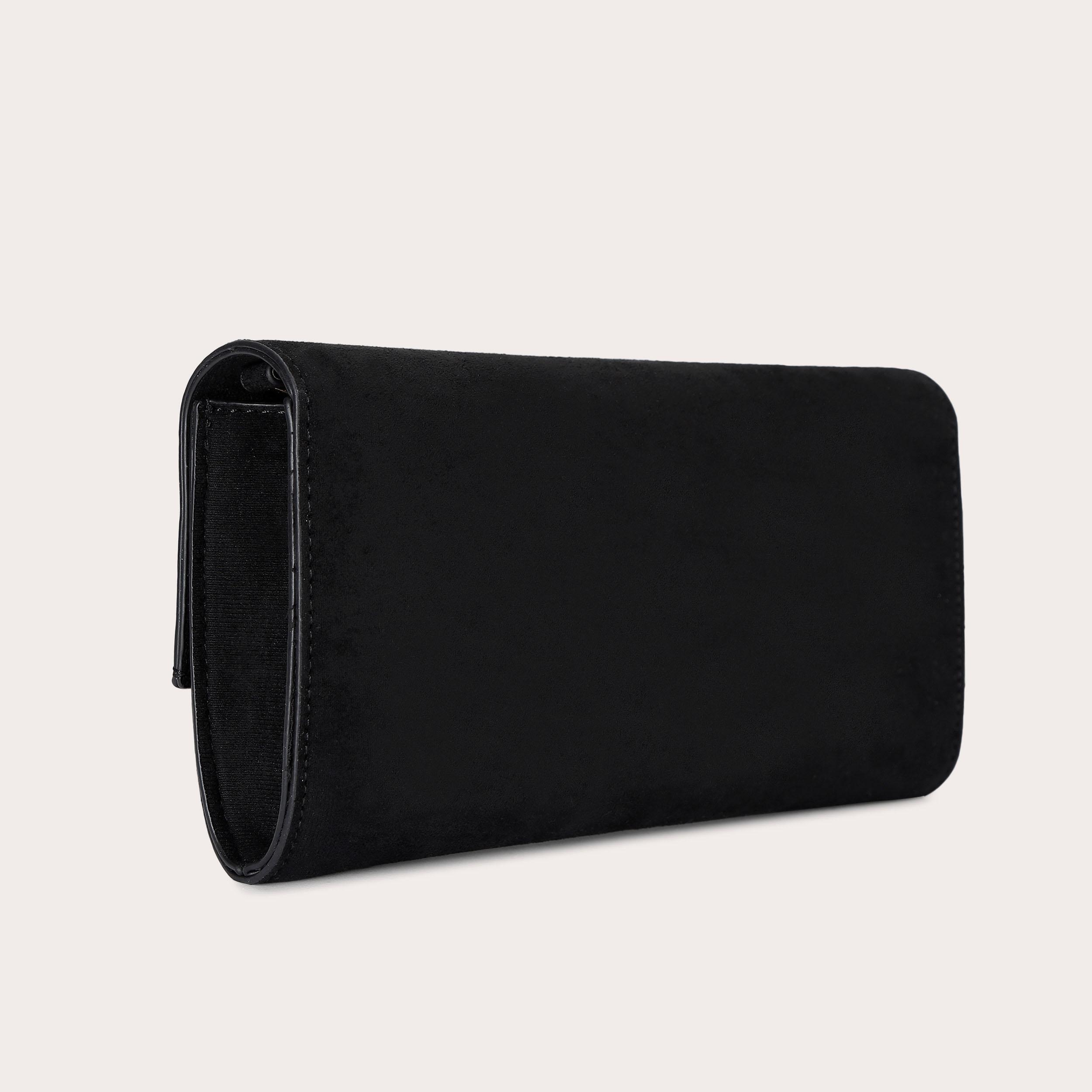 ASCOT CLUTCH Microsuede Clutch Bag by CARVELA