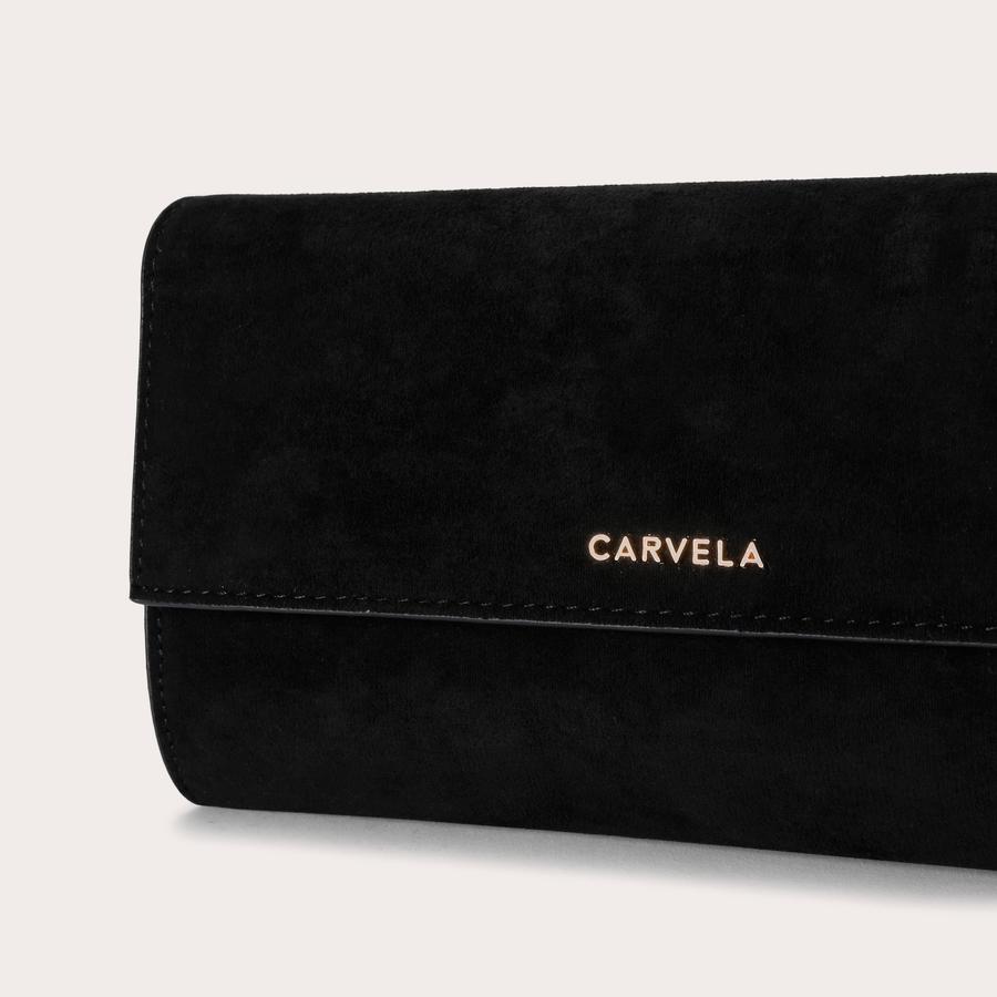 ASCOT CLUTCH Microsuede Clutch Bag by CARVELA