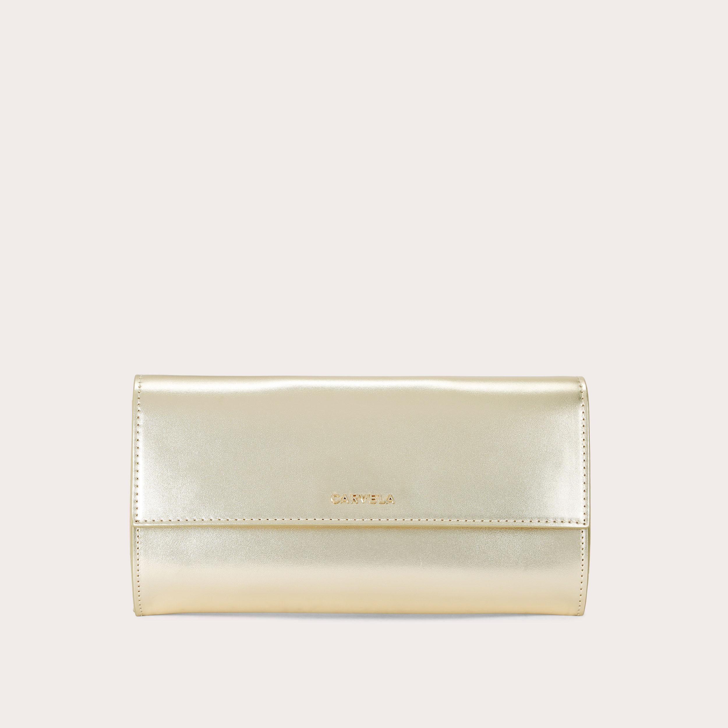 Gold colour clutch bag hotsell