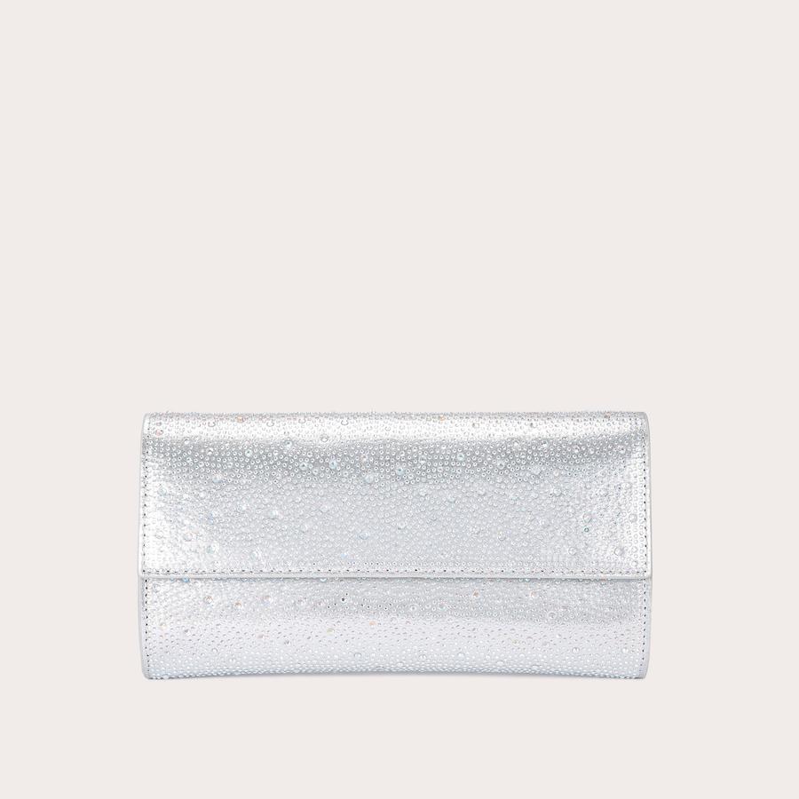 Light silver clutch bag sale